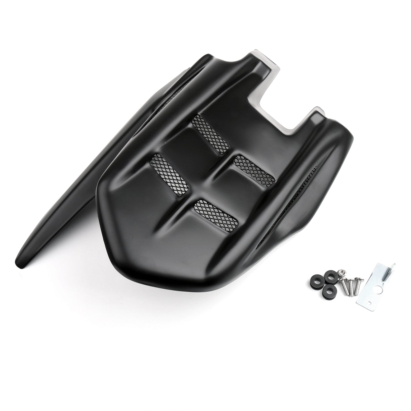 Rear Mudguard Hugger Fender Plastic For 13-20 Yamaha MT FZ 07 MT-07 FZ-07 Black