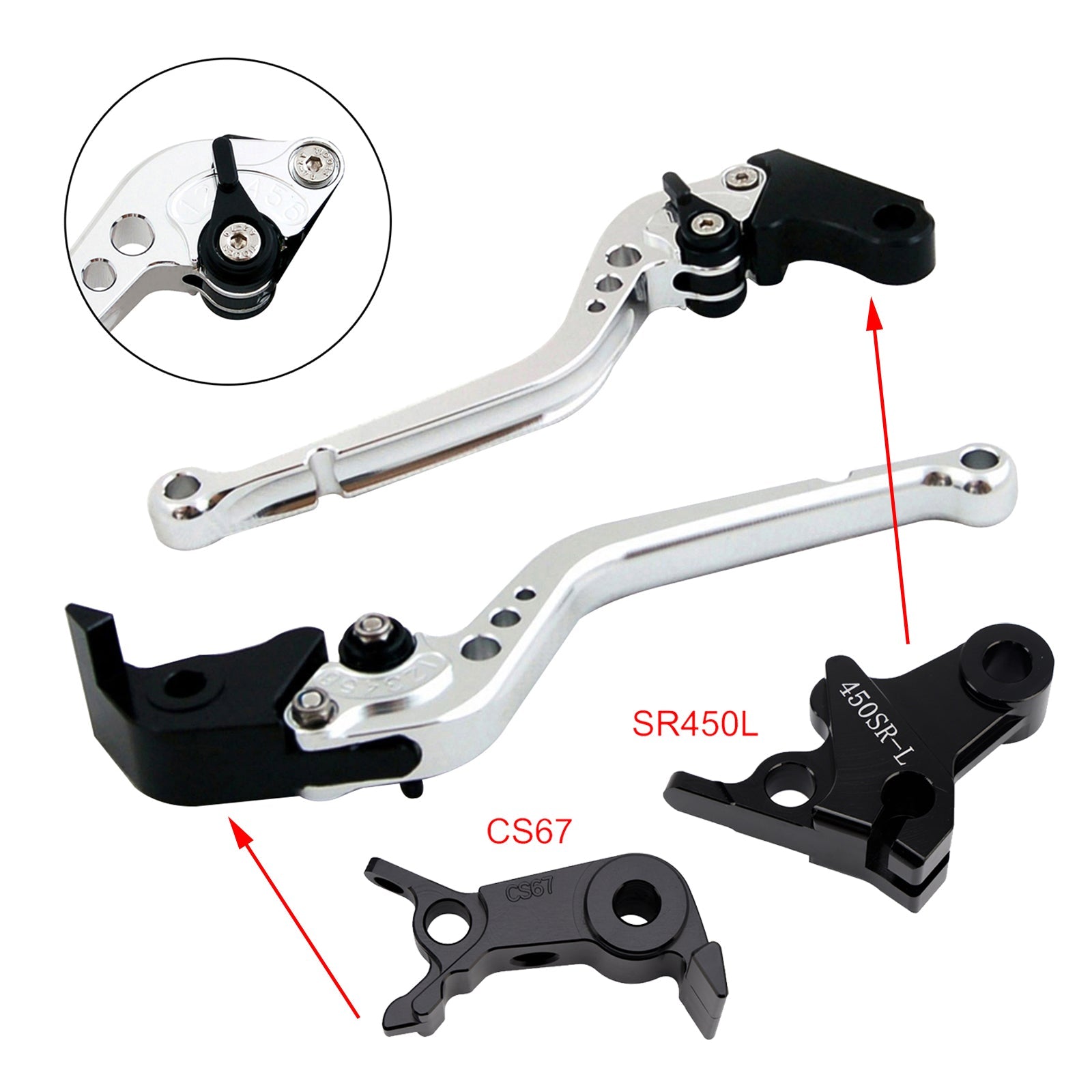 Long Clutch Brake Lever fit for VOGE DS900X 900DSX 2024-2026