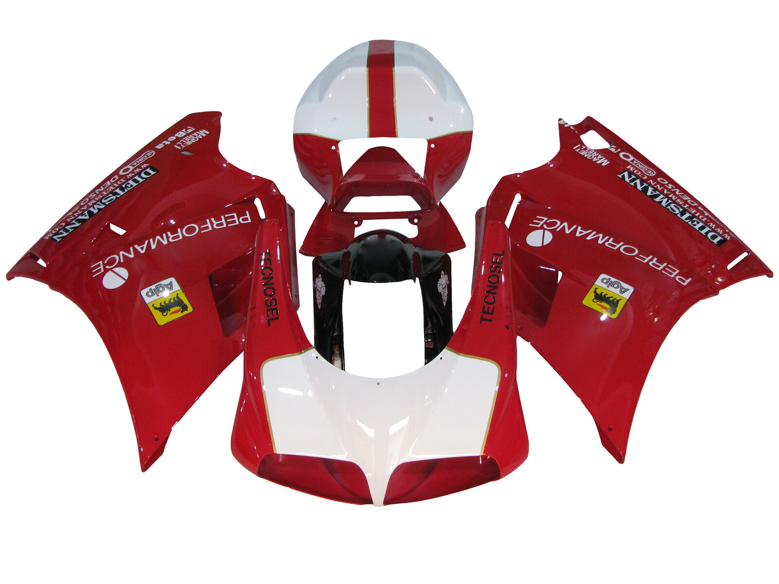 1996-2002 Ducati 996 748 916 998 Fairing Kit Bodywork ABS #103