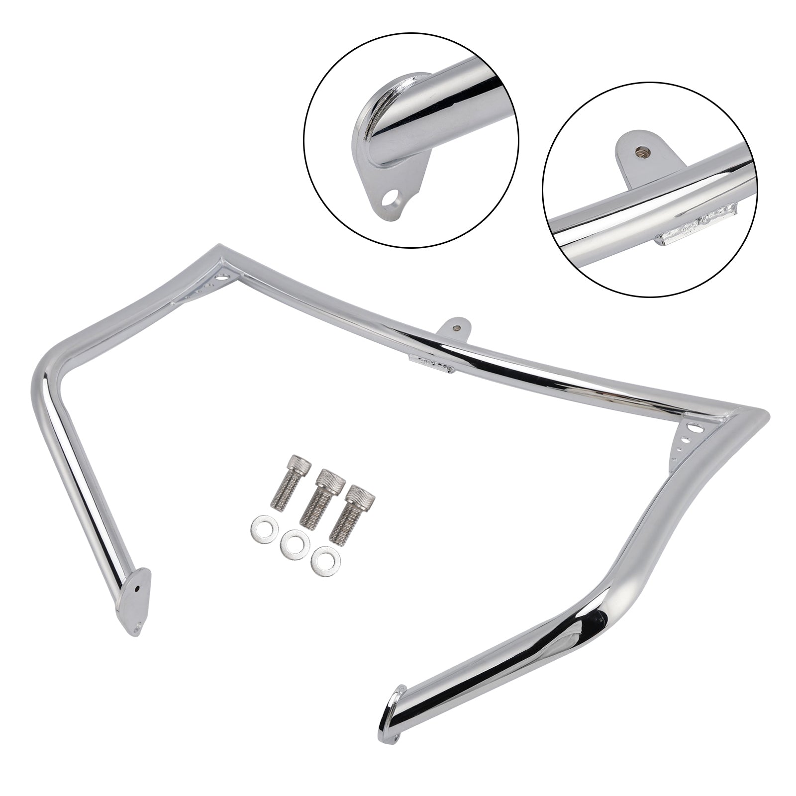 2007-2008 Touring Road King Classic FLHRC Engine Guard Frame Anti-Crash Bumper Protector Chrome