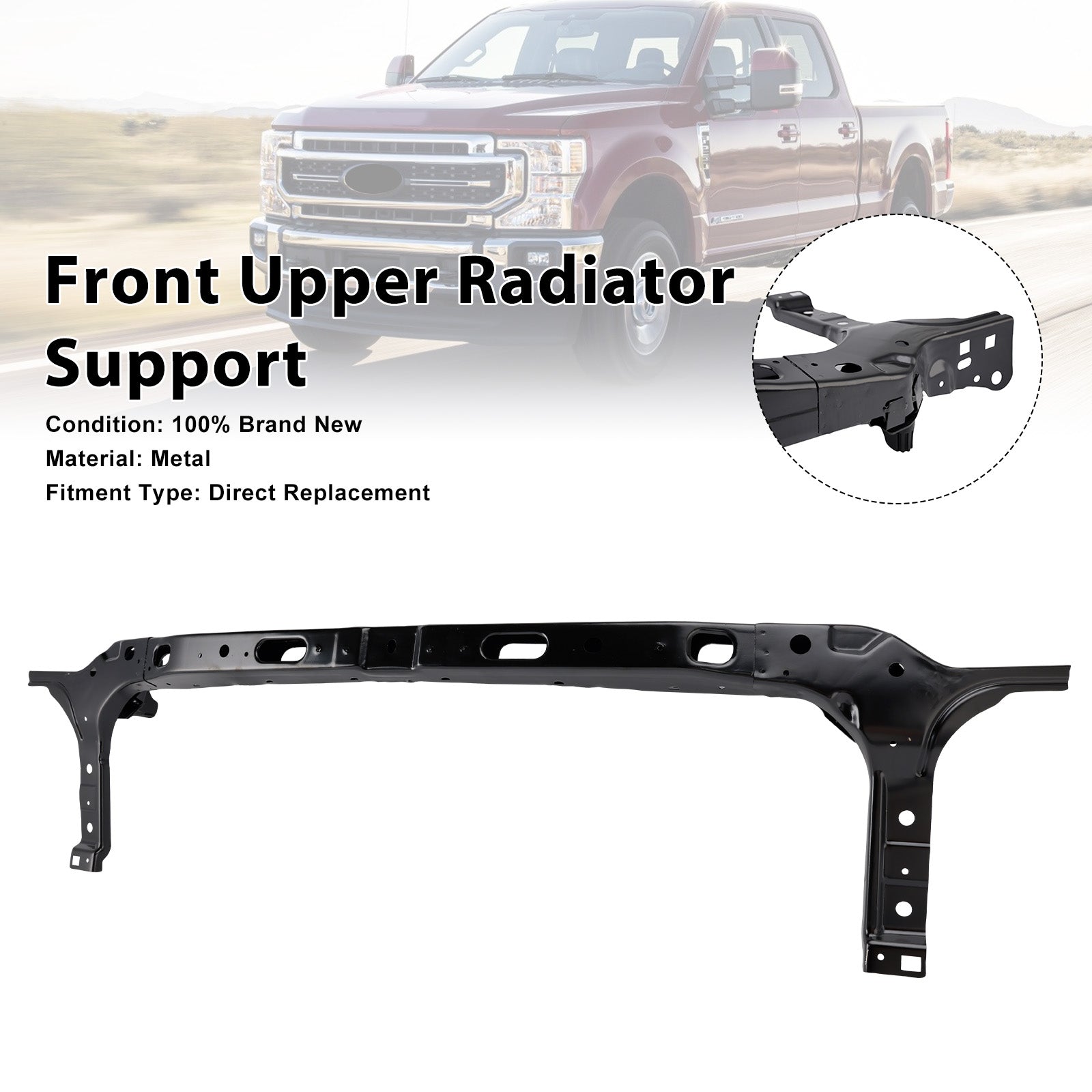 2020 2021 2022 For Ford F250 F350 Front Upper Radiator Support Bar LC3Z-16138-B