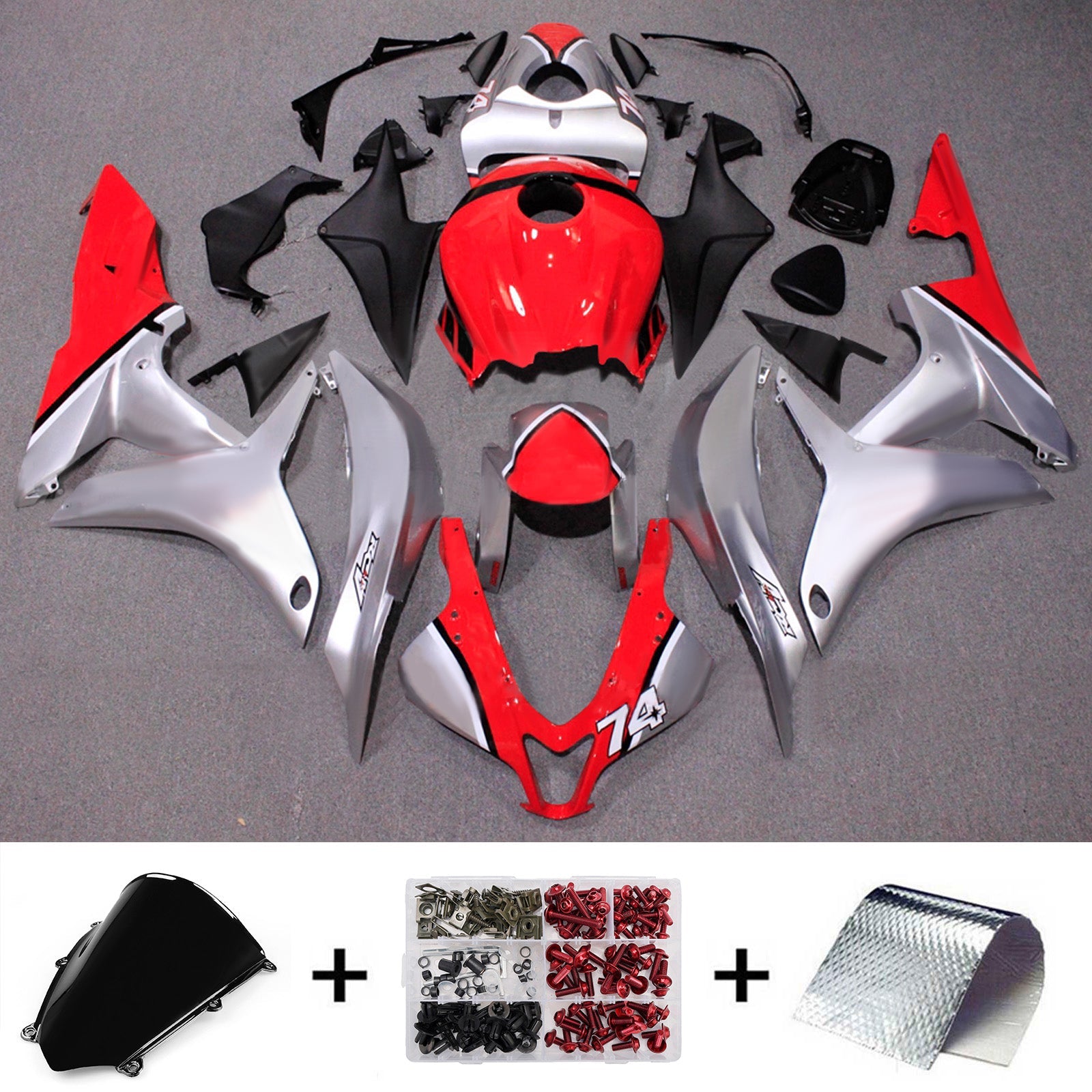 Injection Fairing Kit Bodywork Plastic ABS For Honda CBR600RR 2007-2008 F5