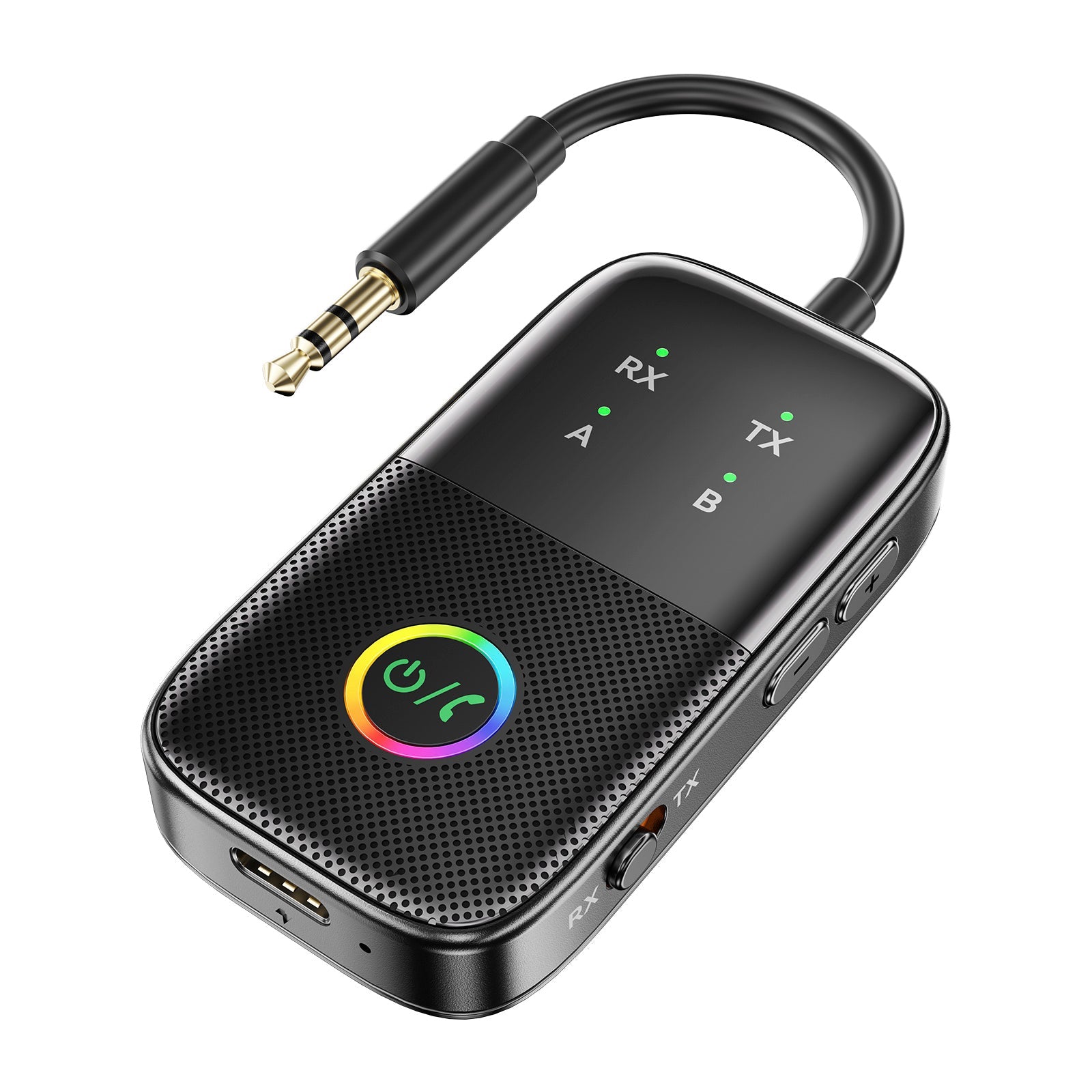 Bluetooth Receiver Transmitter Two-in-One AUX Car Hands-free Adapter Two-to-Two