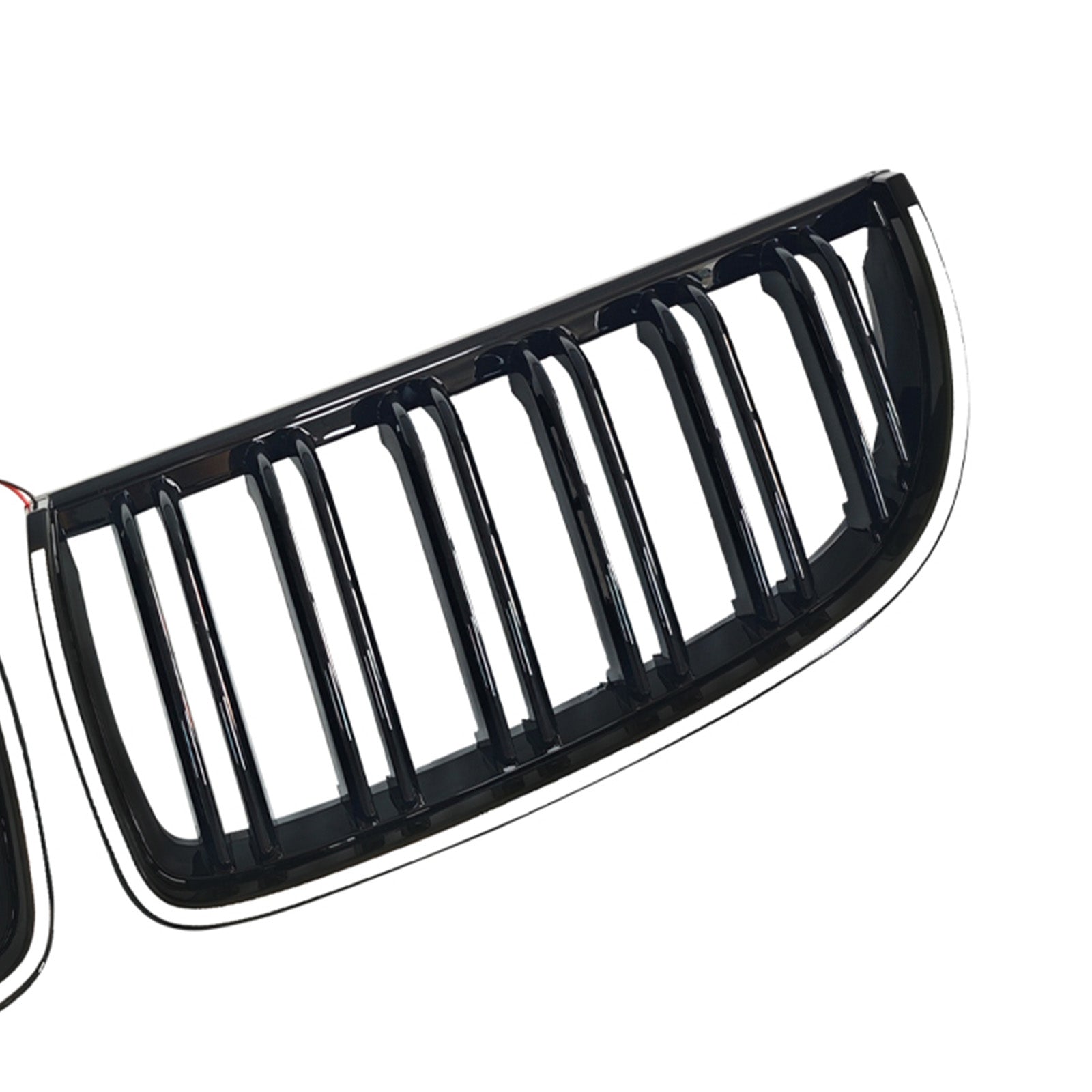 2004-2007 Fit BMW E90 Sedan Wagon 320i Front Kidney Double Slat Grille Black