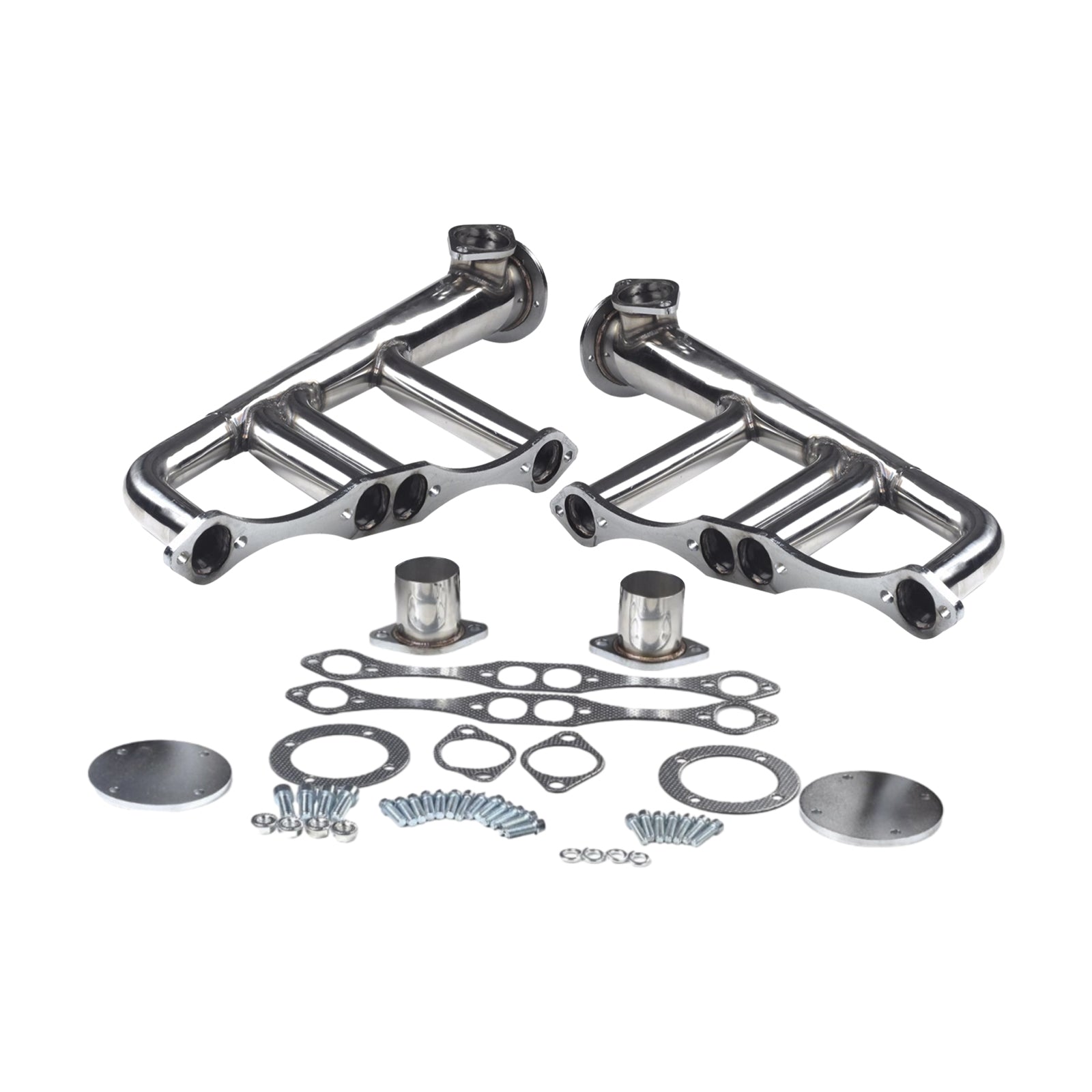 Exhaust Manifold Header 265-400 Fit Chevy Lake Style SBC V8 Small Block