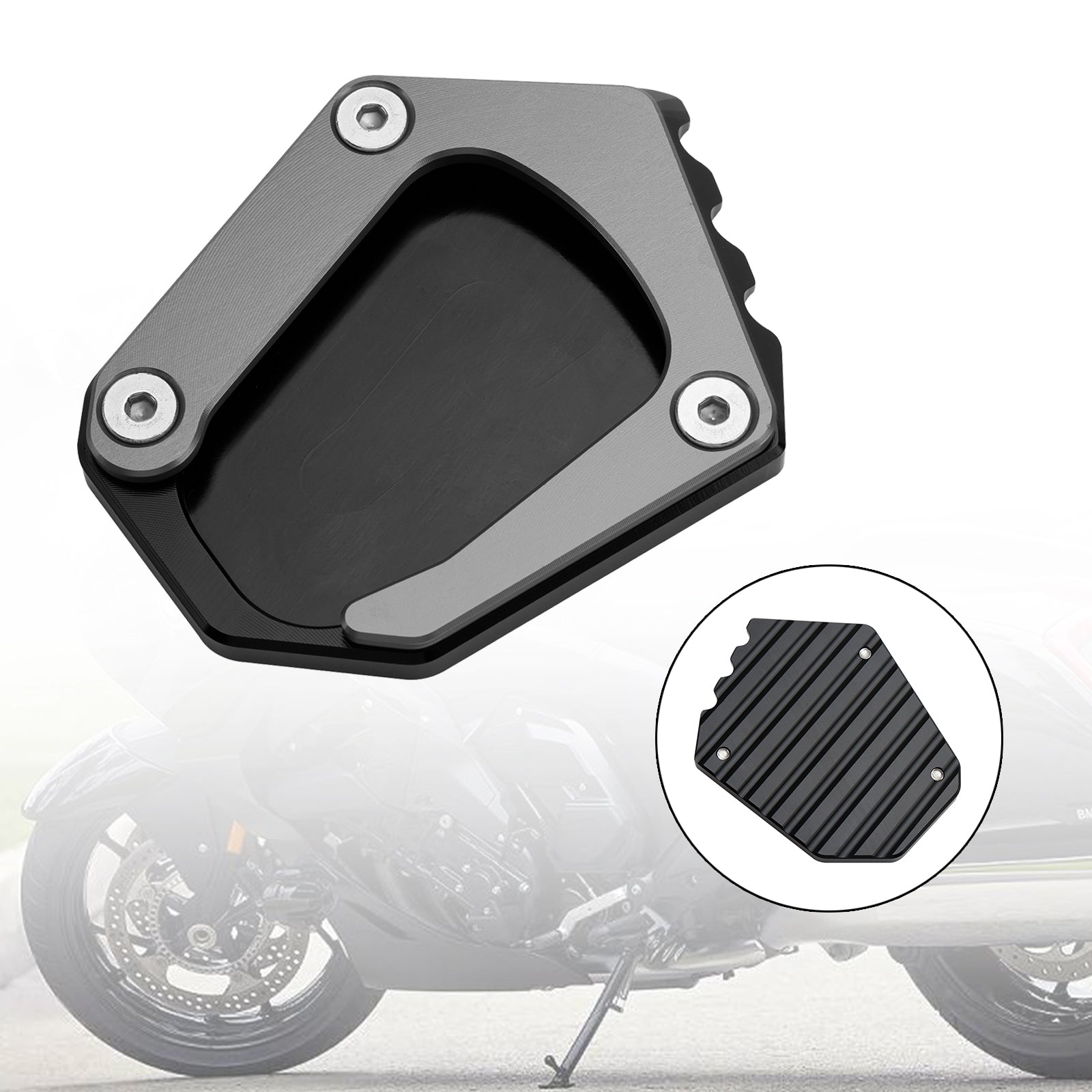 2016-2022 BMW K1600 Kickstand Enlarge Plate Pad