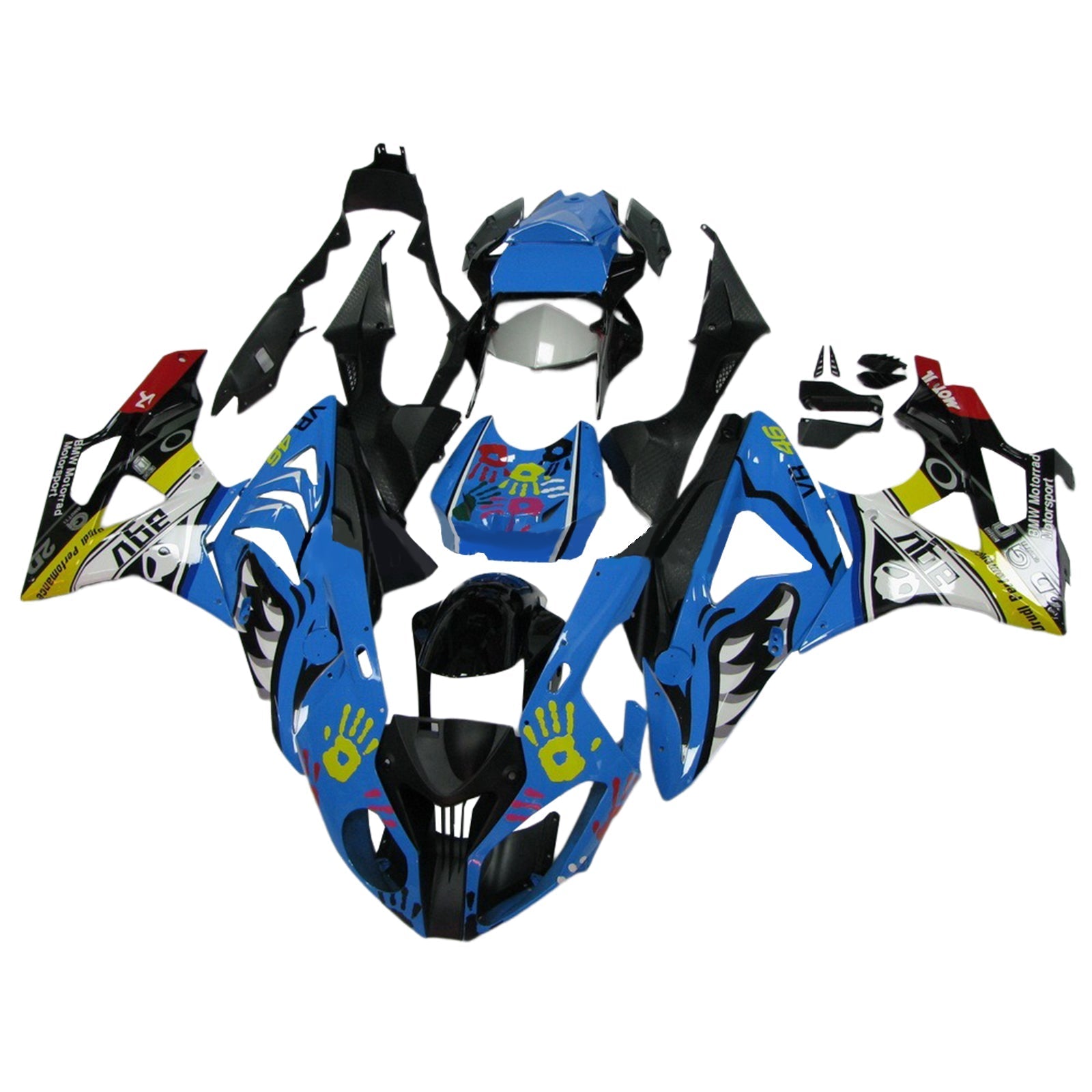 2009-2014 BMW S1000RR Fairing Kit Bodywork Plastic ABS