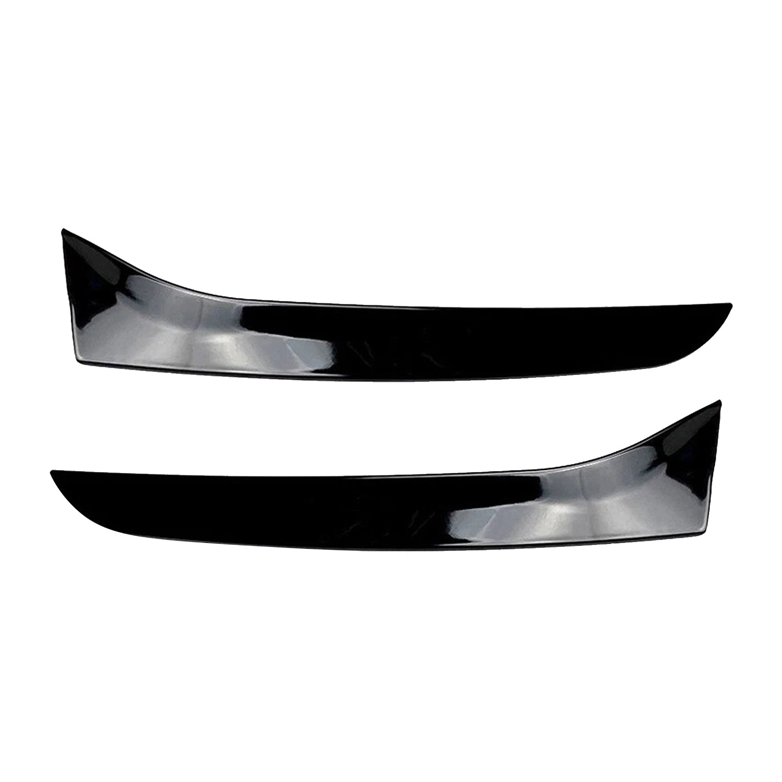 Gloss Black Pair Rear Window Side Wing Spoiler For VW Passat B7 Wagon 11-15