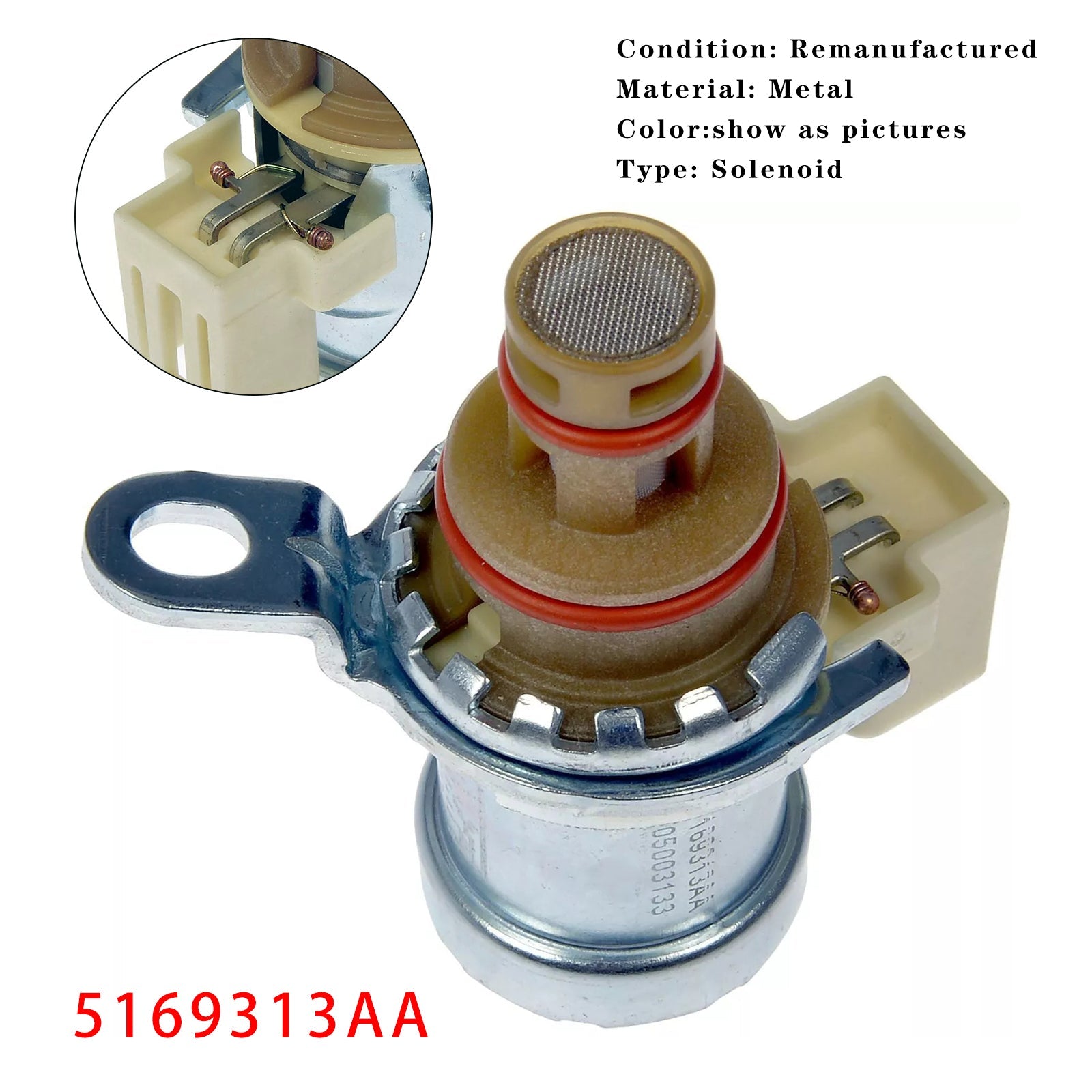 62TE Solenoid Trans Variable Force 0 - 90 Psi Sensor 5169313AA