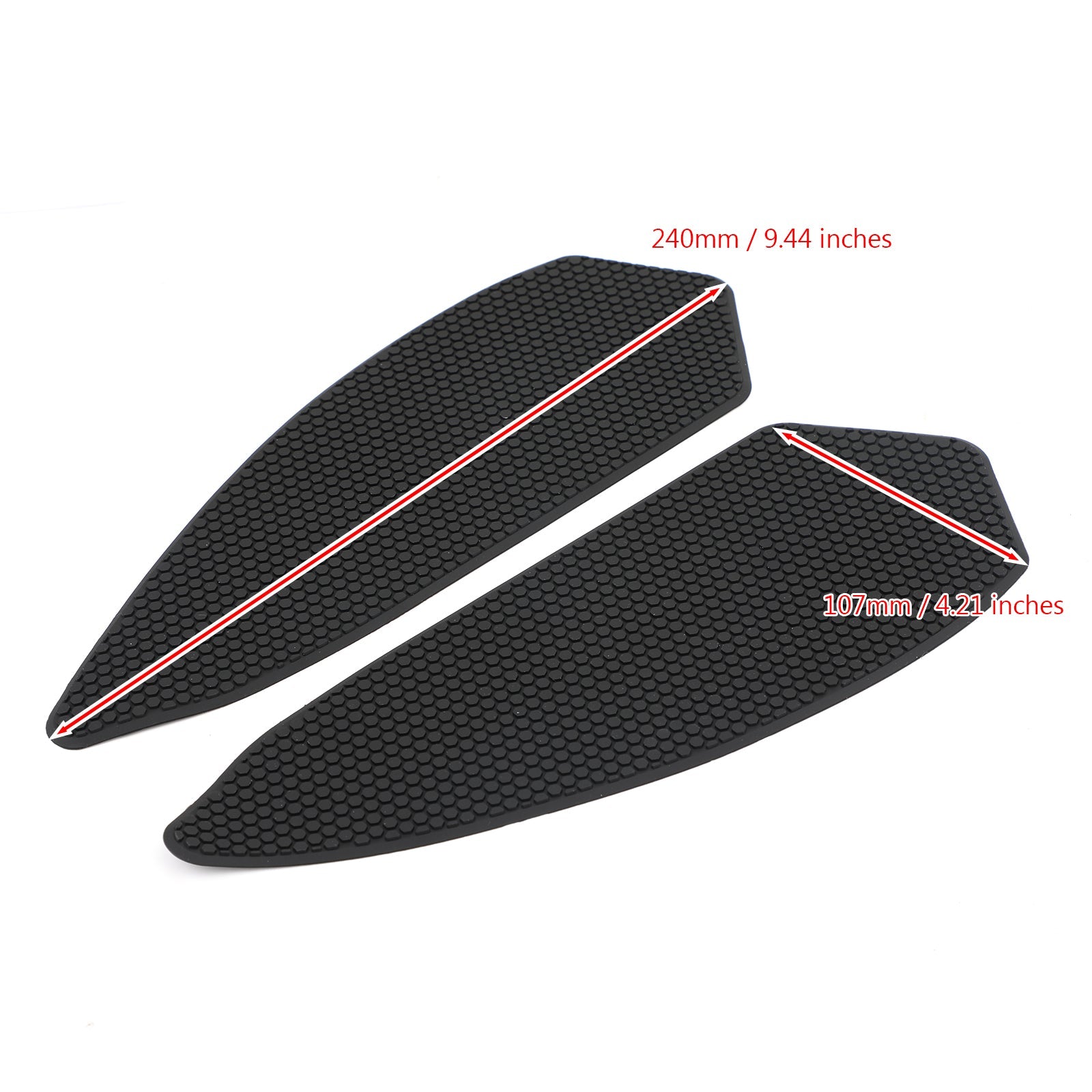 2020+ BMW S1000RR Sticky Traction Pads Tankgrips Tank Grips Black Generic
