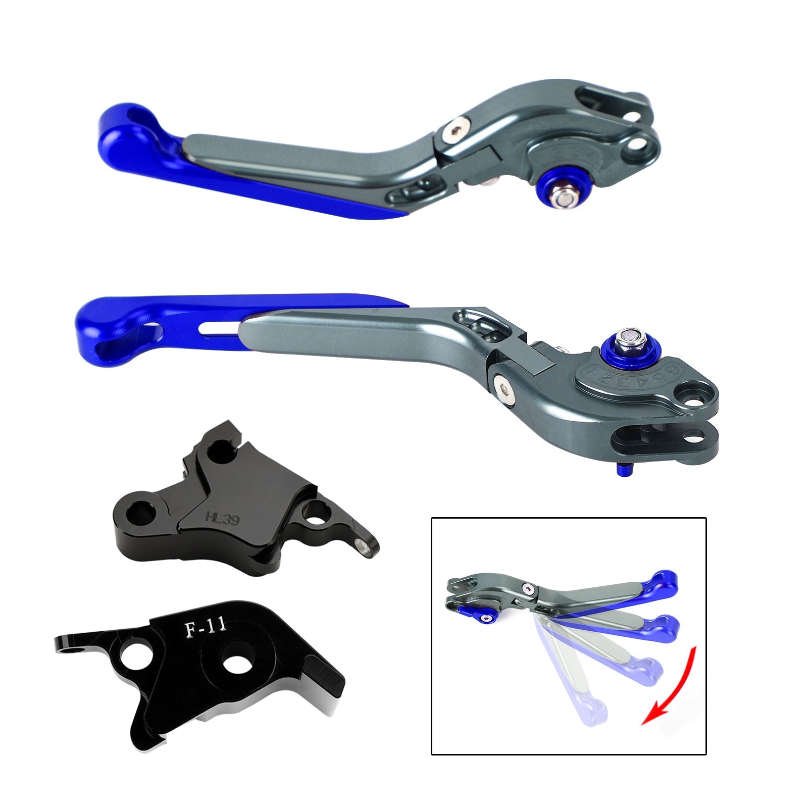 2021-2022 CFMOTO 700CL-X Sport Adjustable Clutch Brake Lever