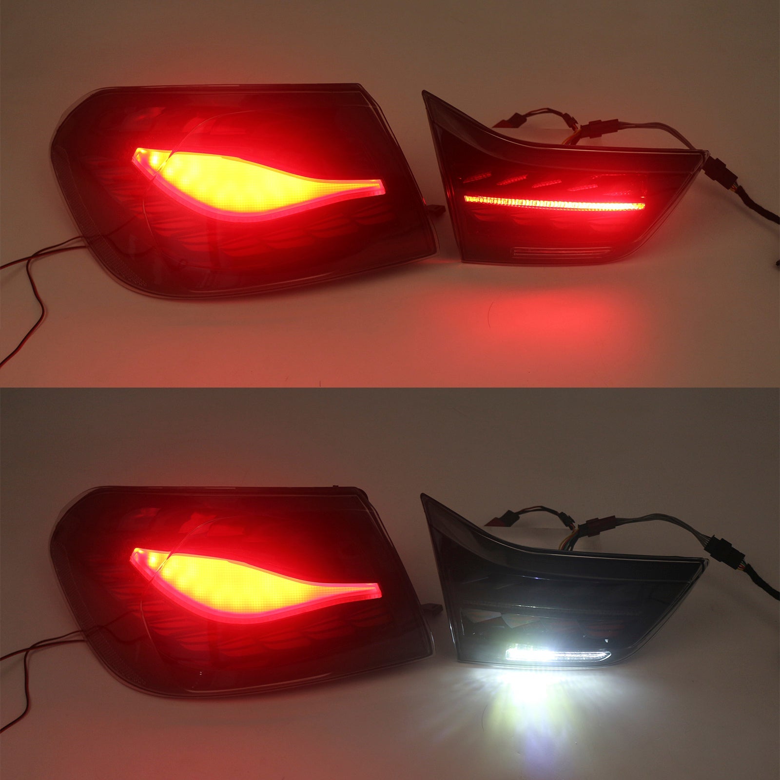 2014-2020 BMW F36 (Gran Coupe/Convertible) L&R Smoked LED Tail Lights Rear Lamp Assembly 63217296100 63217296099