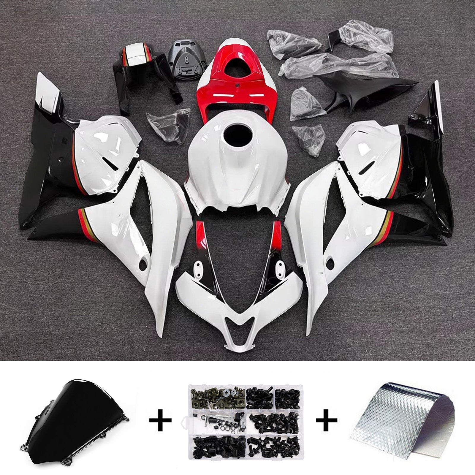 Injection Fairing Kit Bodywork Plastic ABS For Honda CBR600RR 2009-2012 F5