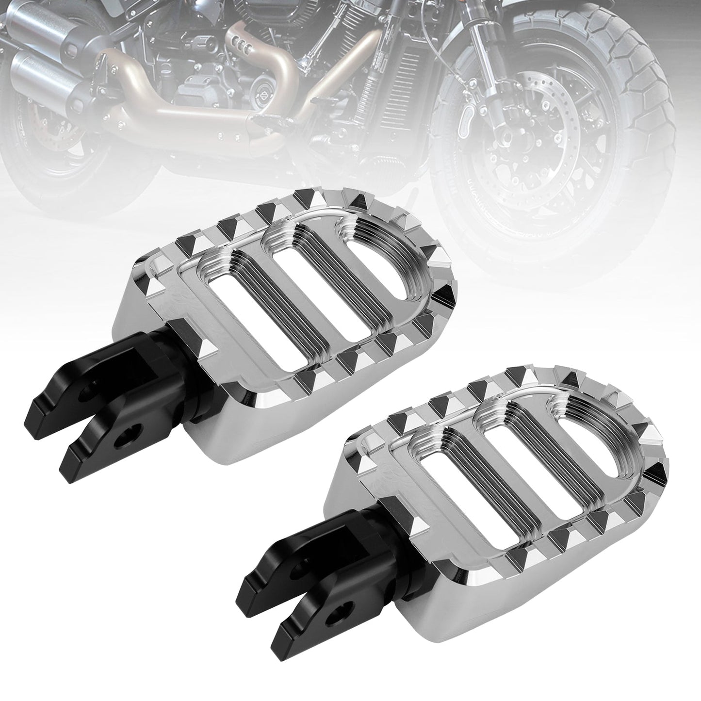 Sportster S Lower Rider Fat Bob Softail Slim Front Footrests Foot Peg