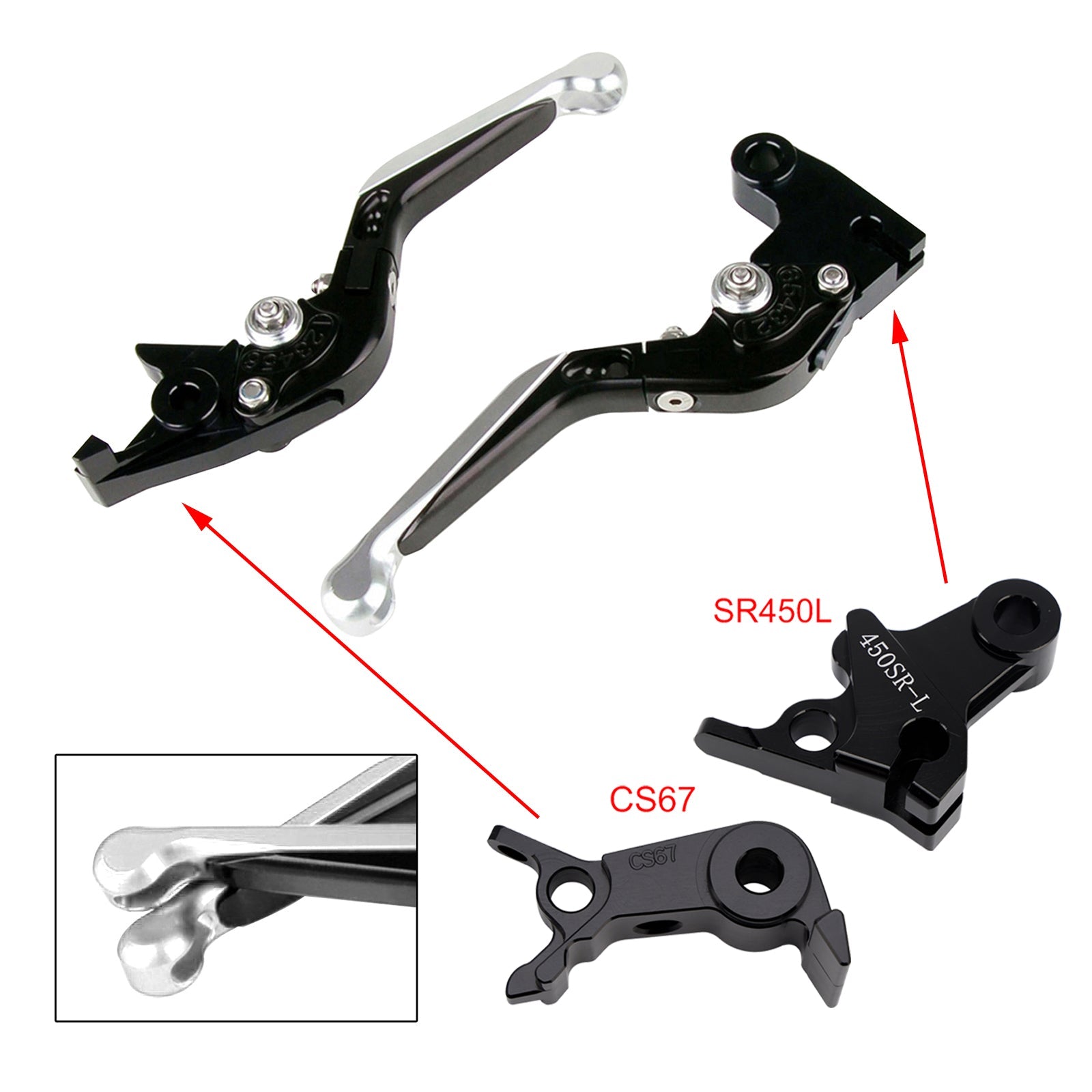 Adjustable Clutch Brake Lever fit for VOGE DS900X 900DSX 2024-2026