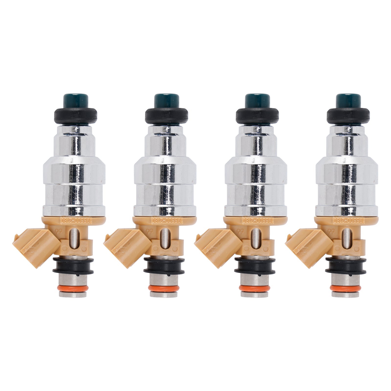 1989 Ford Probe GL/LX Hatchback 2-Door 2.2L 195500-1280 4Pcs Fuel Injector