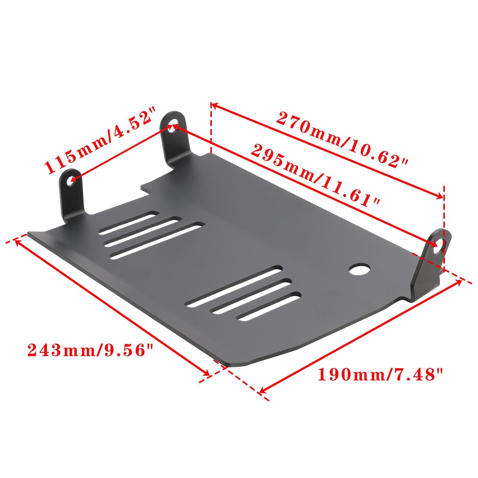 2024 Touring Road Glide and Street Glide Models (FLTR/ FLHX) Aluminum Skid Plate Black