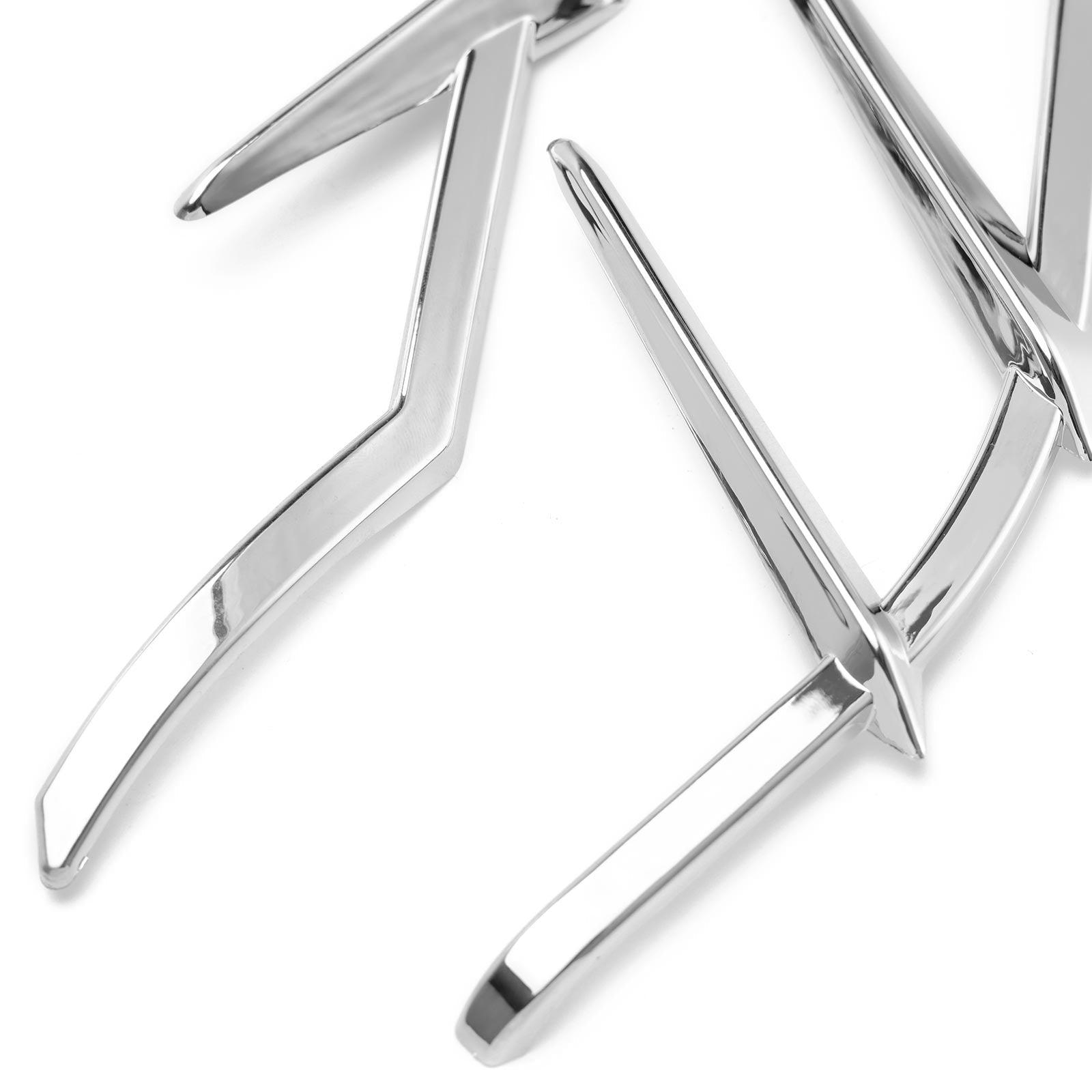 Chrome Mid-Frame Air Deflectors Trims For Road Street Electra Glide 2009-2023