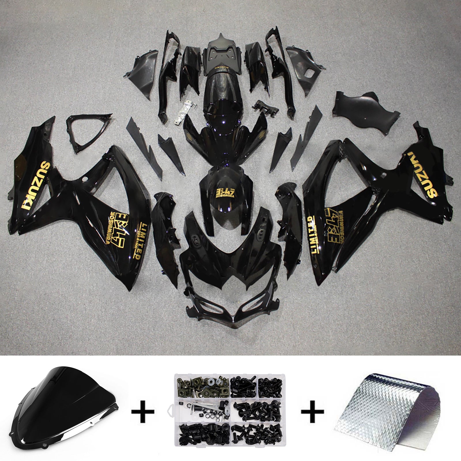 Injection Fairing Kit Bodywork Plastic ABS For Suzuki GSXR 600/750 2008-2010 K8