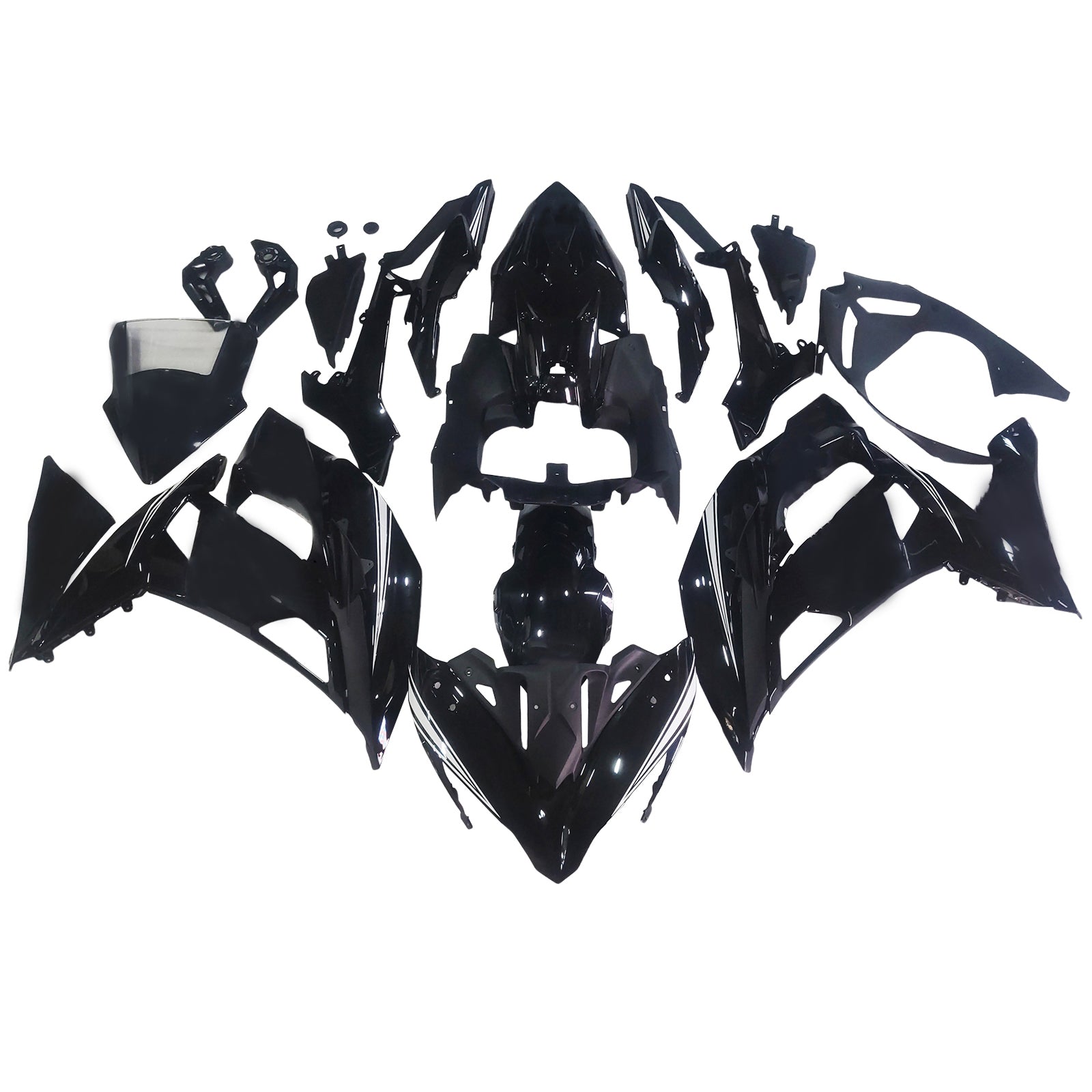 Injection Fairing Kit Bodywork Plastic ABS fit For Kawasaki ER6F/Ninja650R 2017-2019