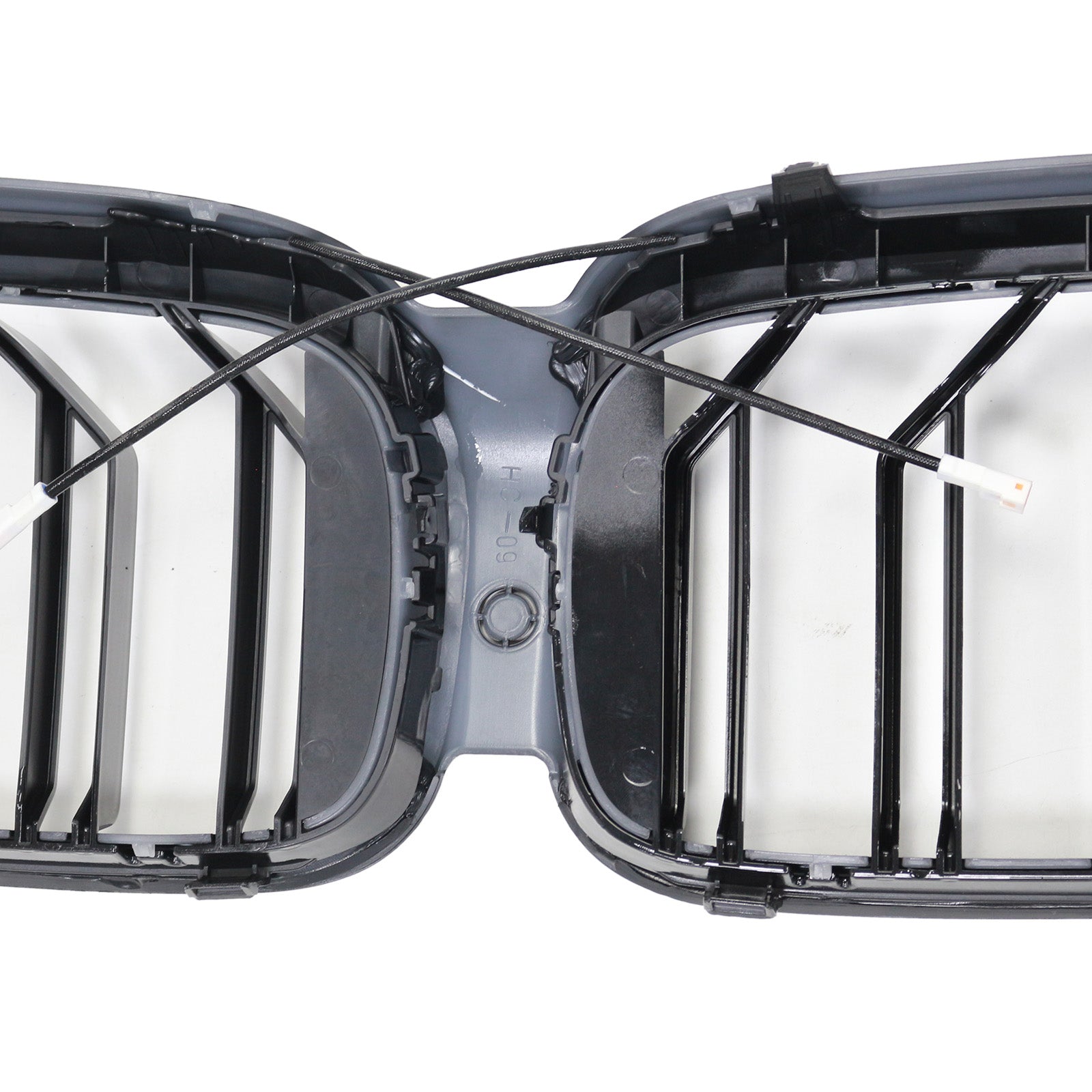 2017-2020 BMW 5 Series G30 G31 Double Slat Front Kidney Grille Gloss Black