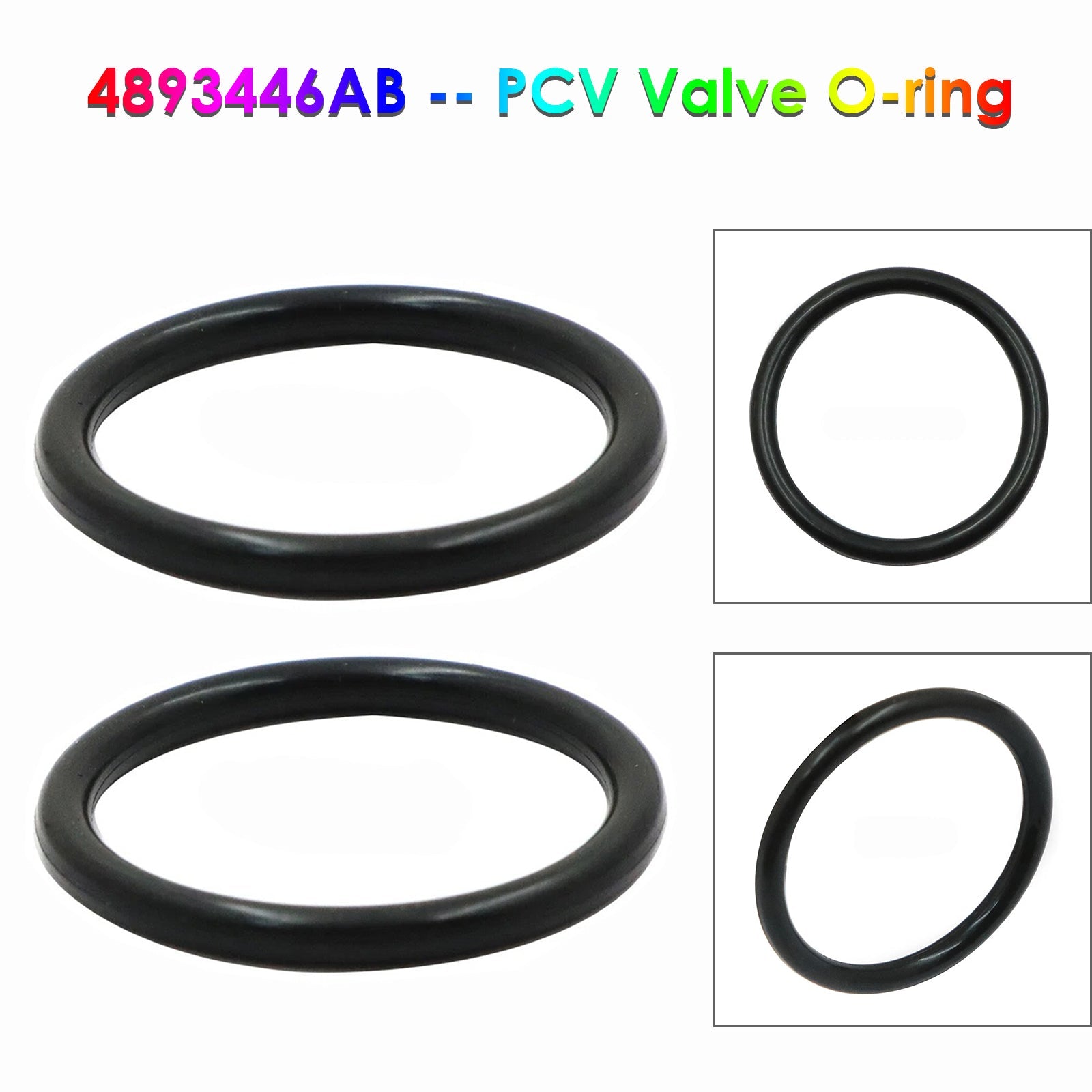 2012-2017 Dodge Darts 2x PCV Valve O-ring 4893446AB for Fiat 500 500L 500X for