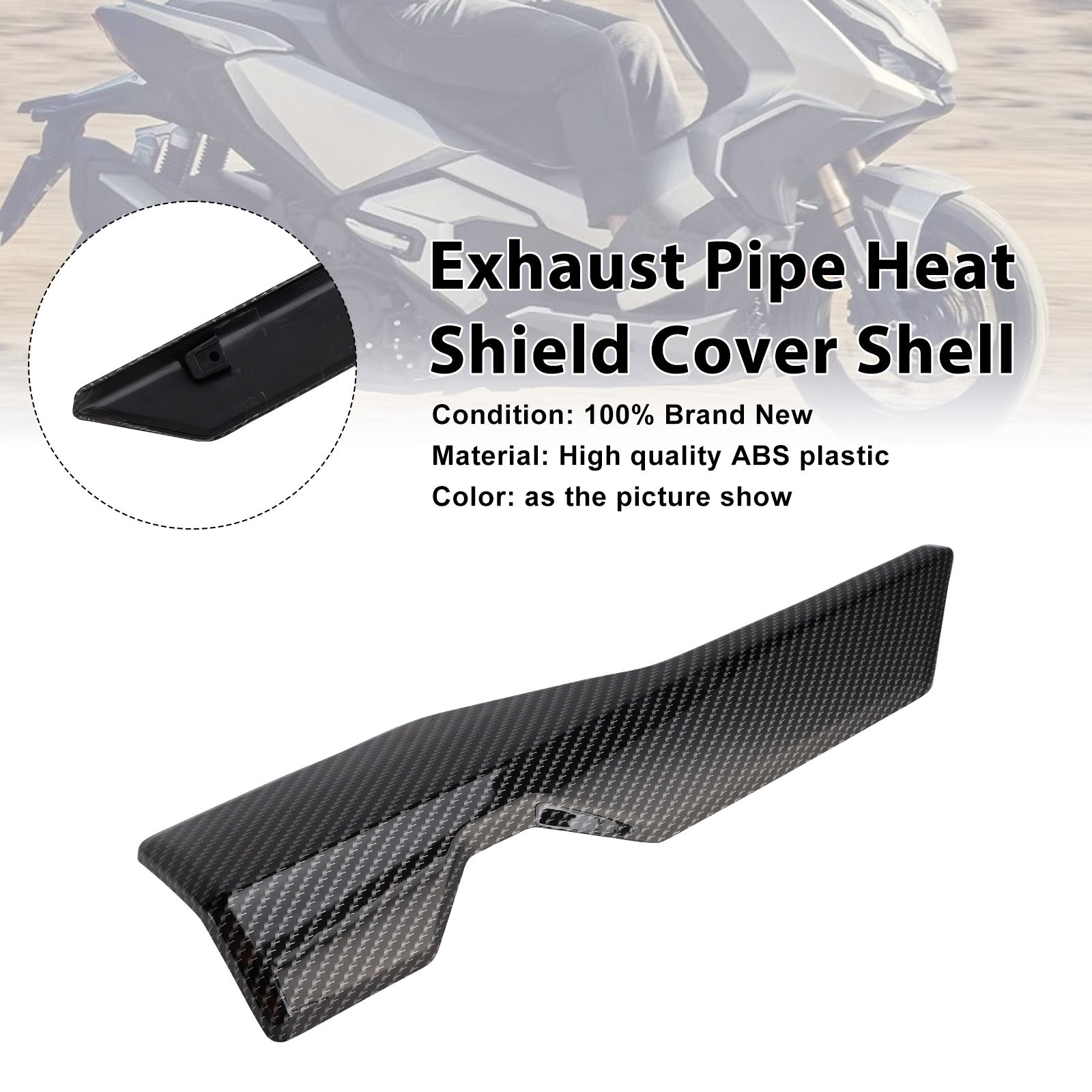 2022-2025Honda ADV 350 Exhaust Pipe Heat Shield Cover Shell