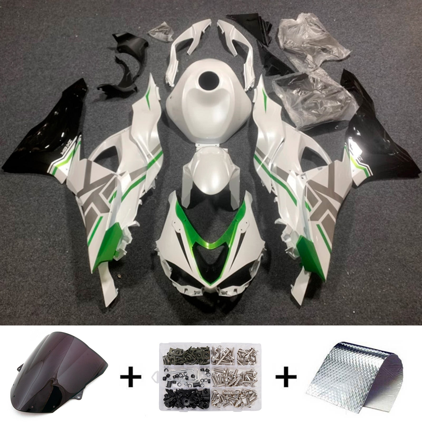 Injection Fairing Kit Bodywork Plastic ABS fit For Kawasaki ZX-6R 2024-2025