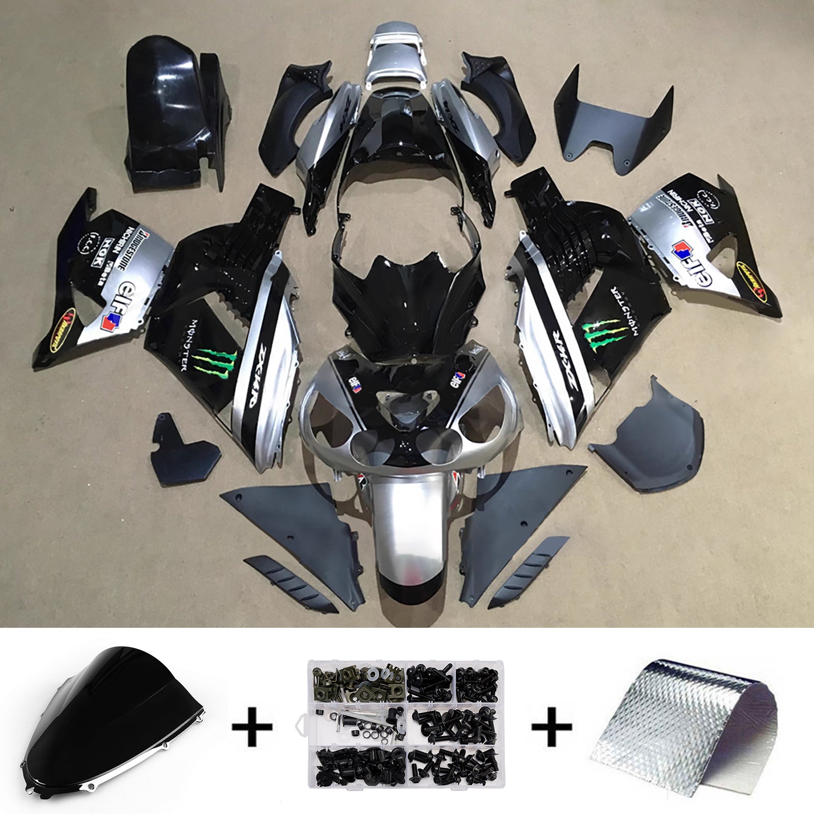 Injection Fairing Kit Bodywork fit For Kawasaki ZX14R ZZR1400 2012-2026