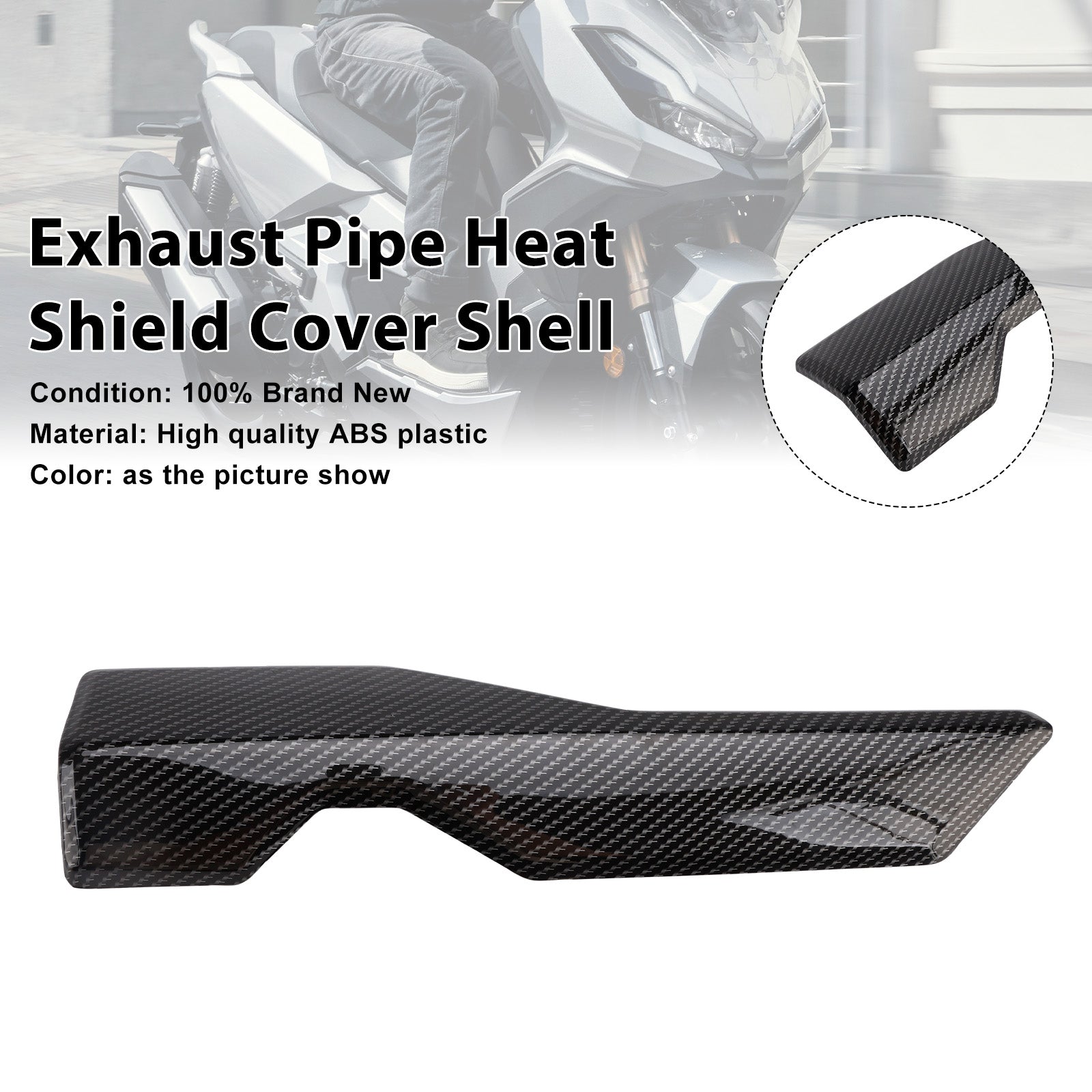 2022-2025Honda ADV 350 Exhaust Pipe Heat Shield Cover Shell