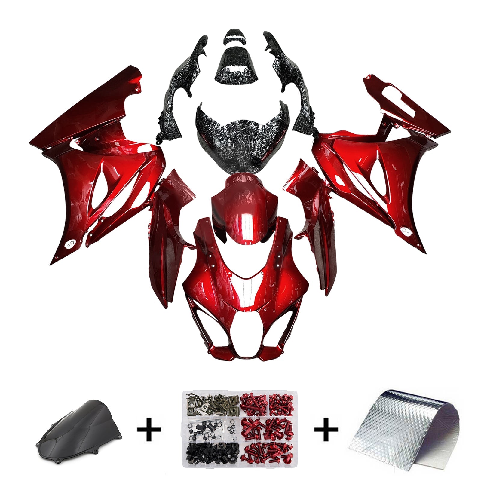 2017-2025 Suzuki GSXR1000 K17 Injection Fairing Kit Bodywork Plastic ABS #101