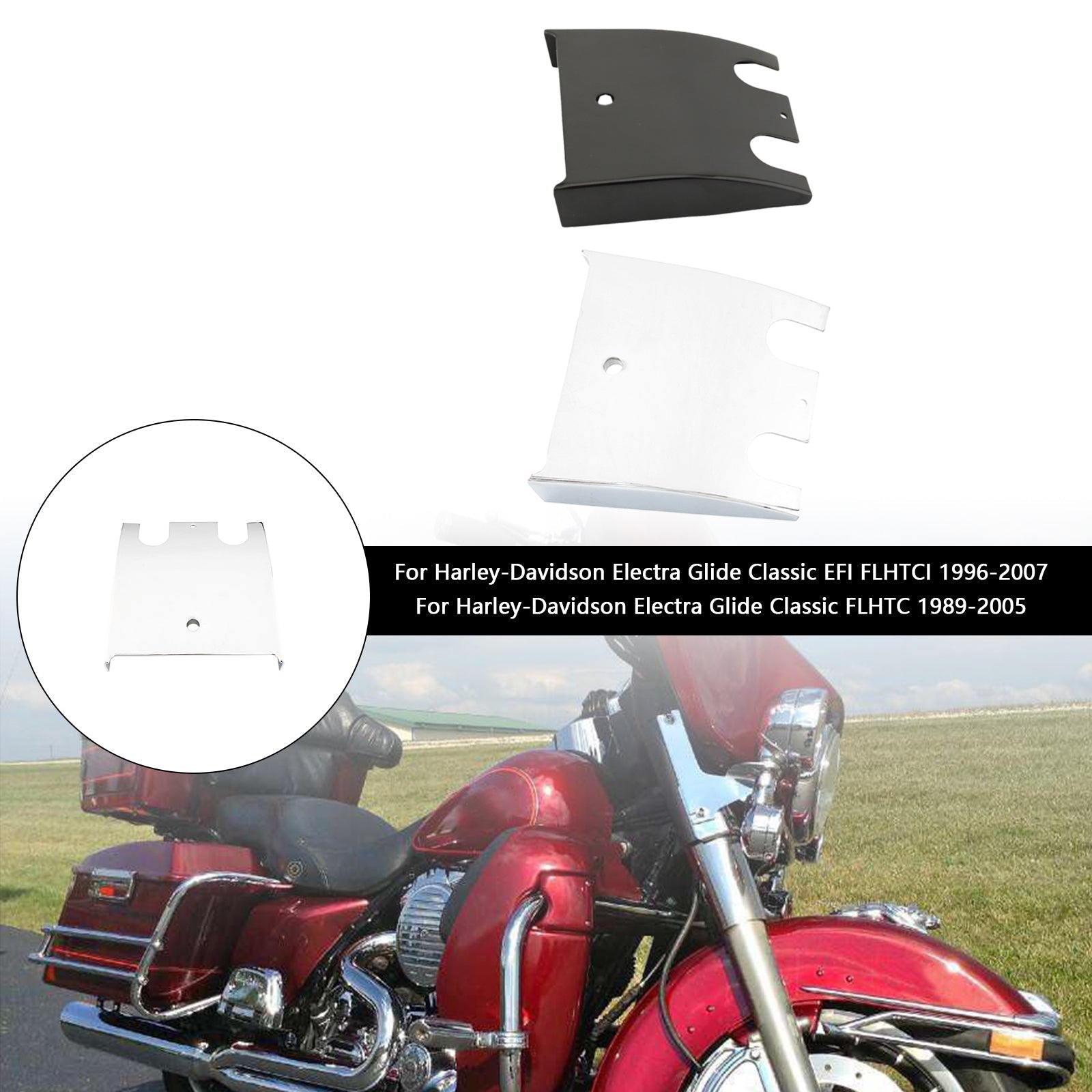 Lower Dash Extension Panel For Electra Glide Road Glide FLHT FLTC 89-07