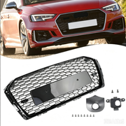 2017 2018 2019 Audi A4/S4 B9 RS4 Style Honeycomb Mesh Hex Grille Grill Black