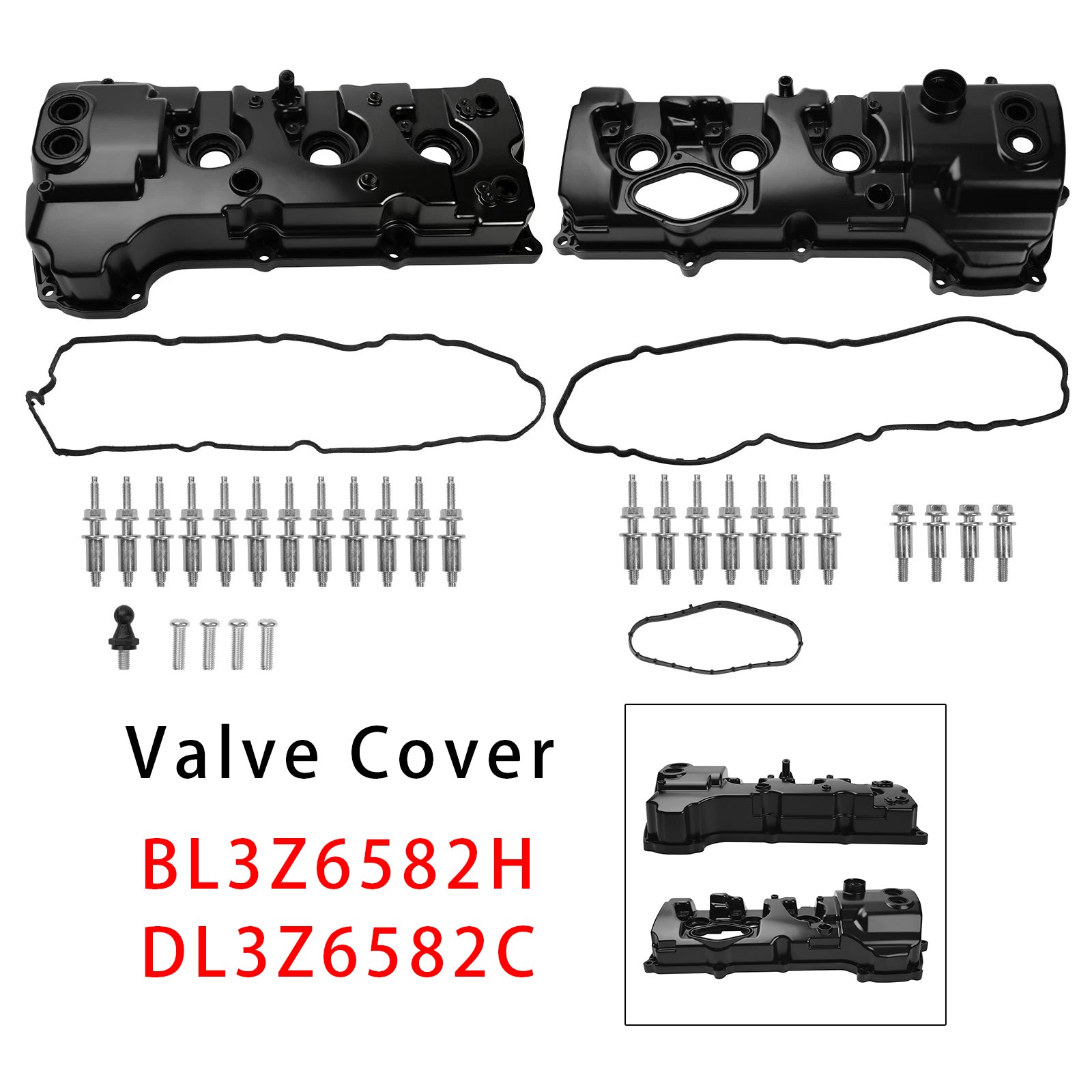 2015-2017 Lincoln Navigator 3.5L V6 Turbocharged BL3Z6582H Left+Right Pair Valve Covers