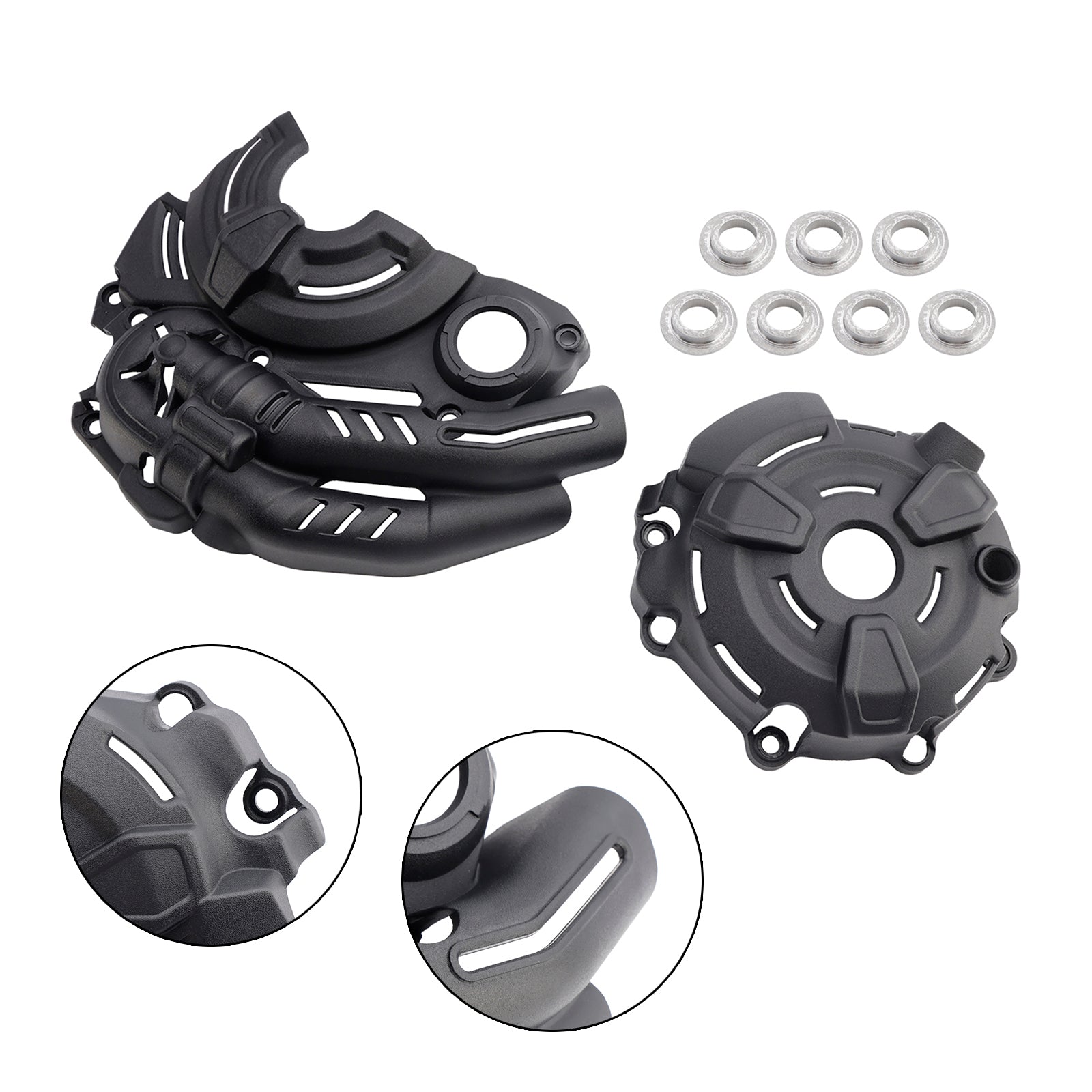 Engine Guards Protective Engine Housing Fit Black For Yamaha Tenere Mt-07 Xsr700