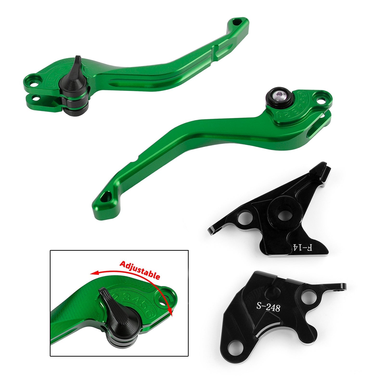 Suzuki GSXR600 750 1000 DL650 GSR600 CNC Short Clutch Brake Lever