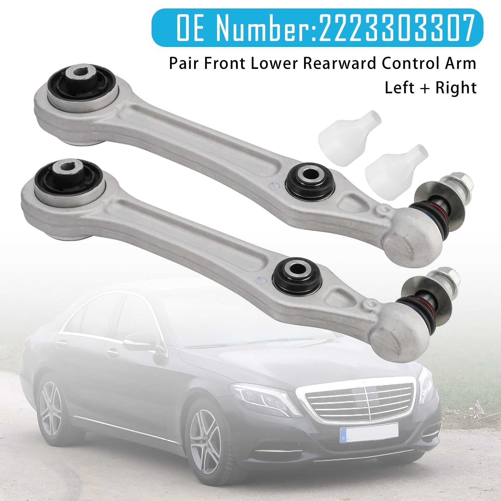 2015-2017 Benz The Maybach S-Class (X222) S 500 4MATIC M278.910 310 9A / MT 2x Front Lower Rearward Control Arm L+R 2223303307