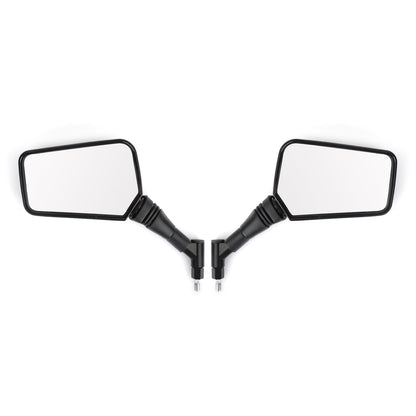 PAIR MIRRORS NEW Black Left Right Mirror 8MM 10MM For Motorcycle Motorbike Generic