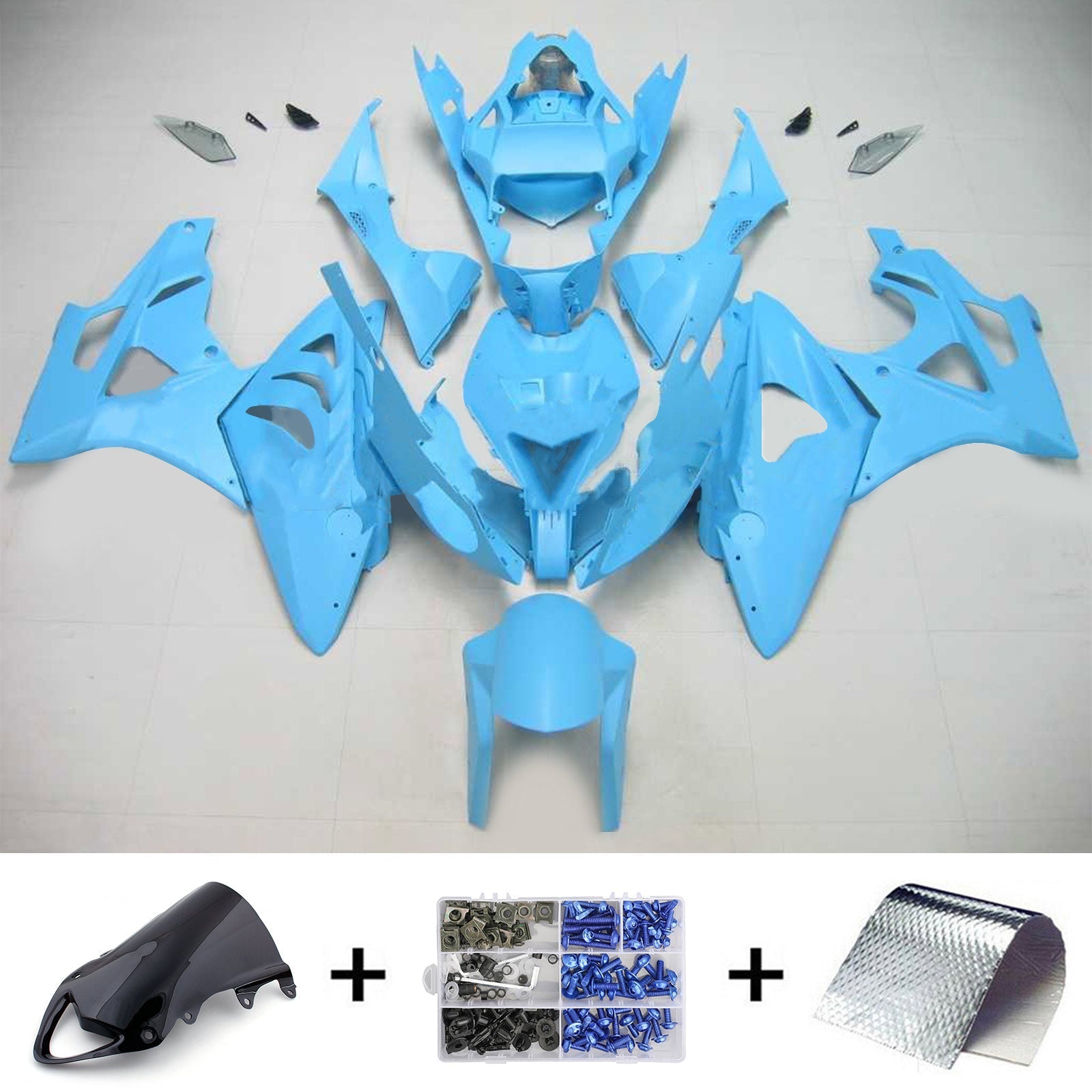 2009-2014 BMW S1000RR Fairing Kit Bodywork Plastic ABS Generic