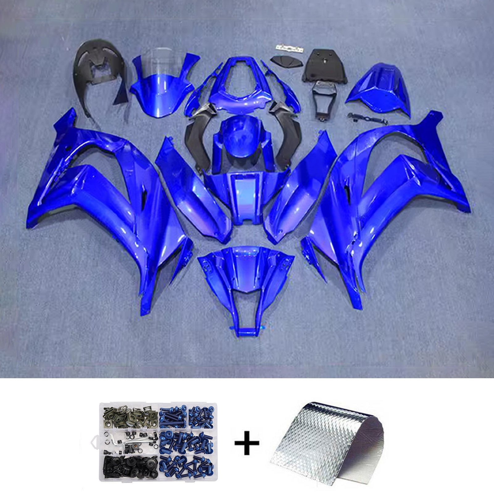 Injection Fairing Kit Bodywork Plastic ABS fit For Kawasaki ZX10R 2011-2015