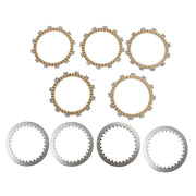 Clutch Kit Steel & Friction Plates fit for Kawasaki KLX125 Suzuki GN125 GSX-R150 Generic