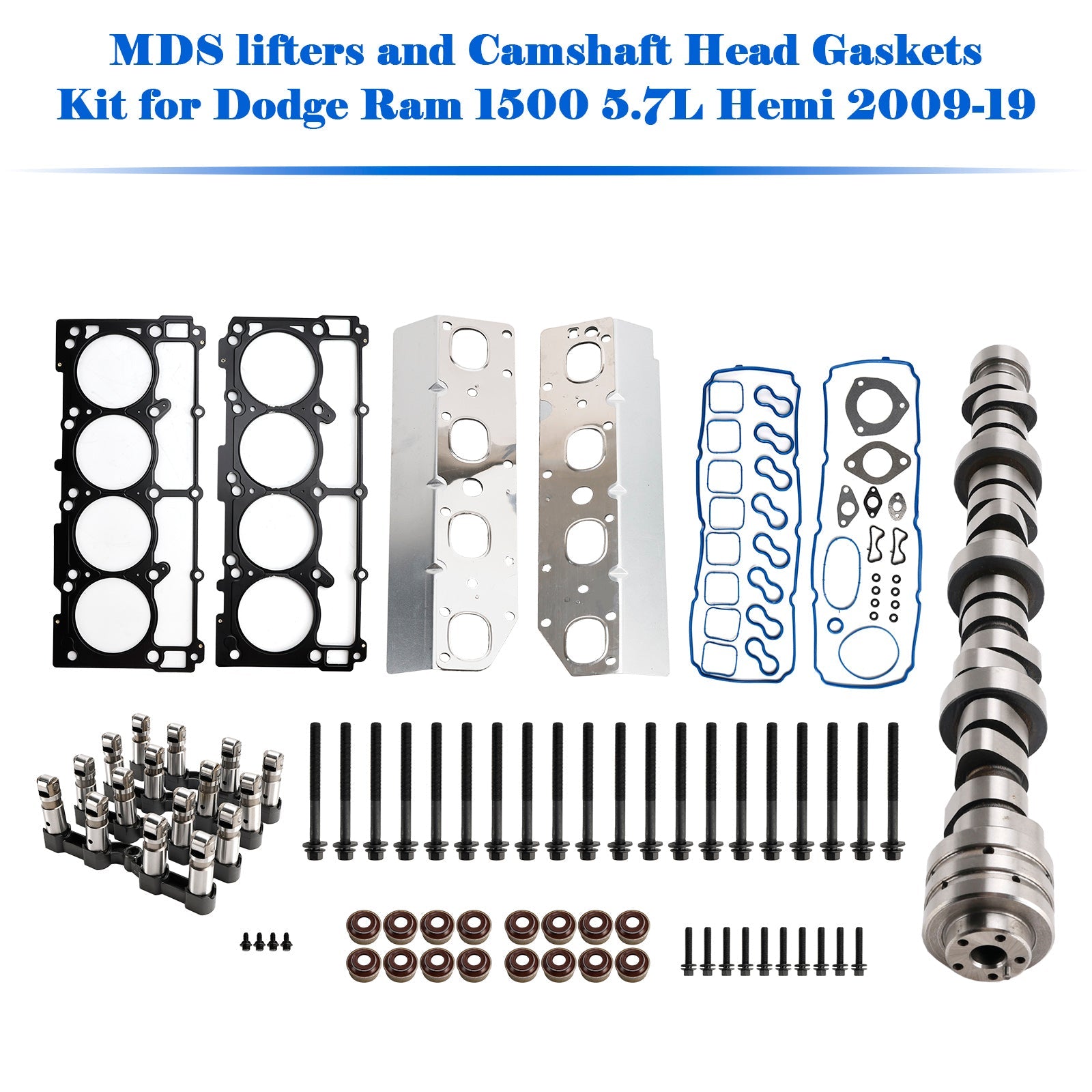 2009 Dodge Durango 5.7L Engine MDS lifters and Camshaft Head Gaskets Kit 53022263AF