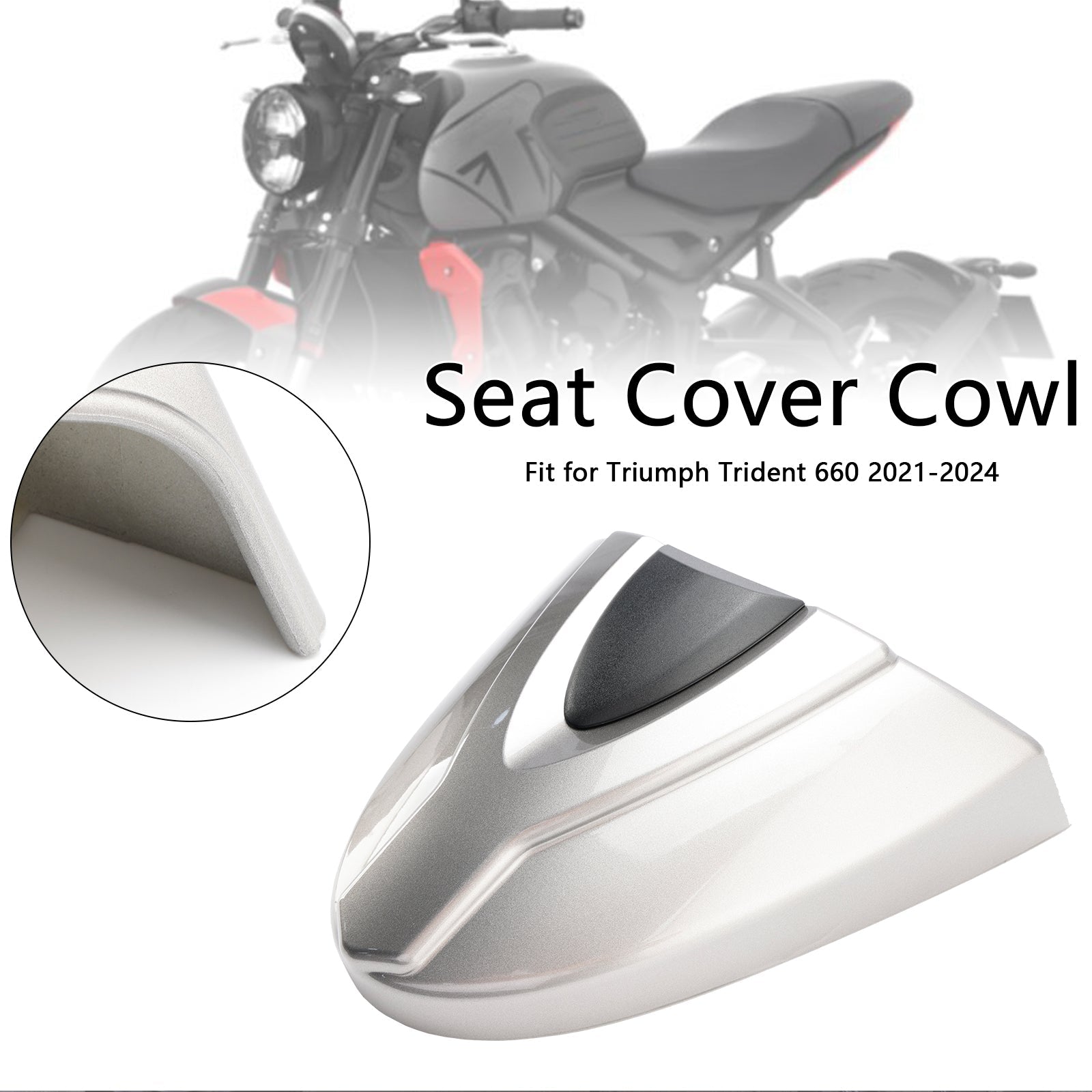 2021-2024 Trident 660 Tail Rear Seat Cover Fairing Cowl