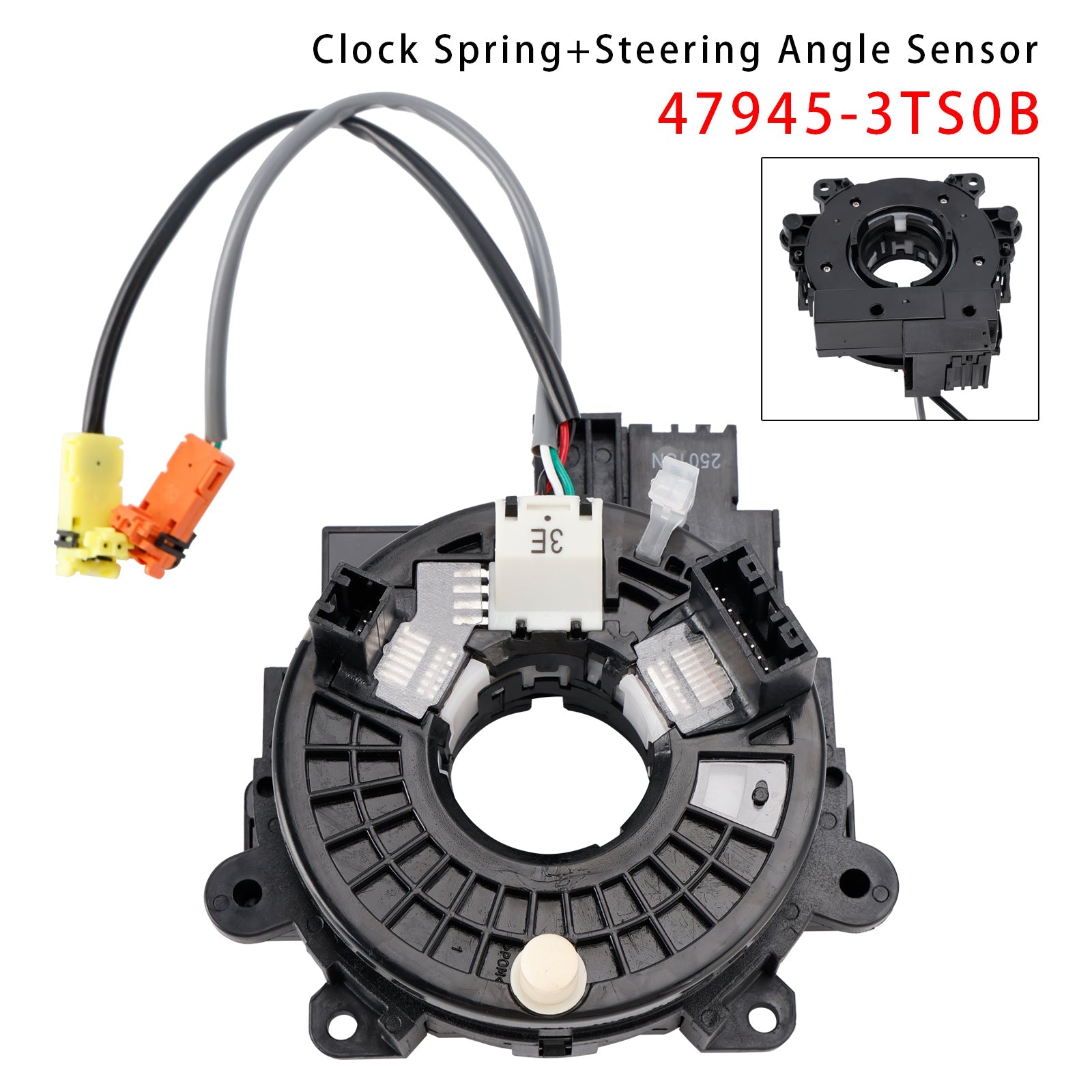 2013 Infiniti M35h Clock Spring+Steering Angle Sensor 47945-3TS0B 47945-5TA1A