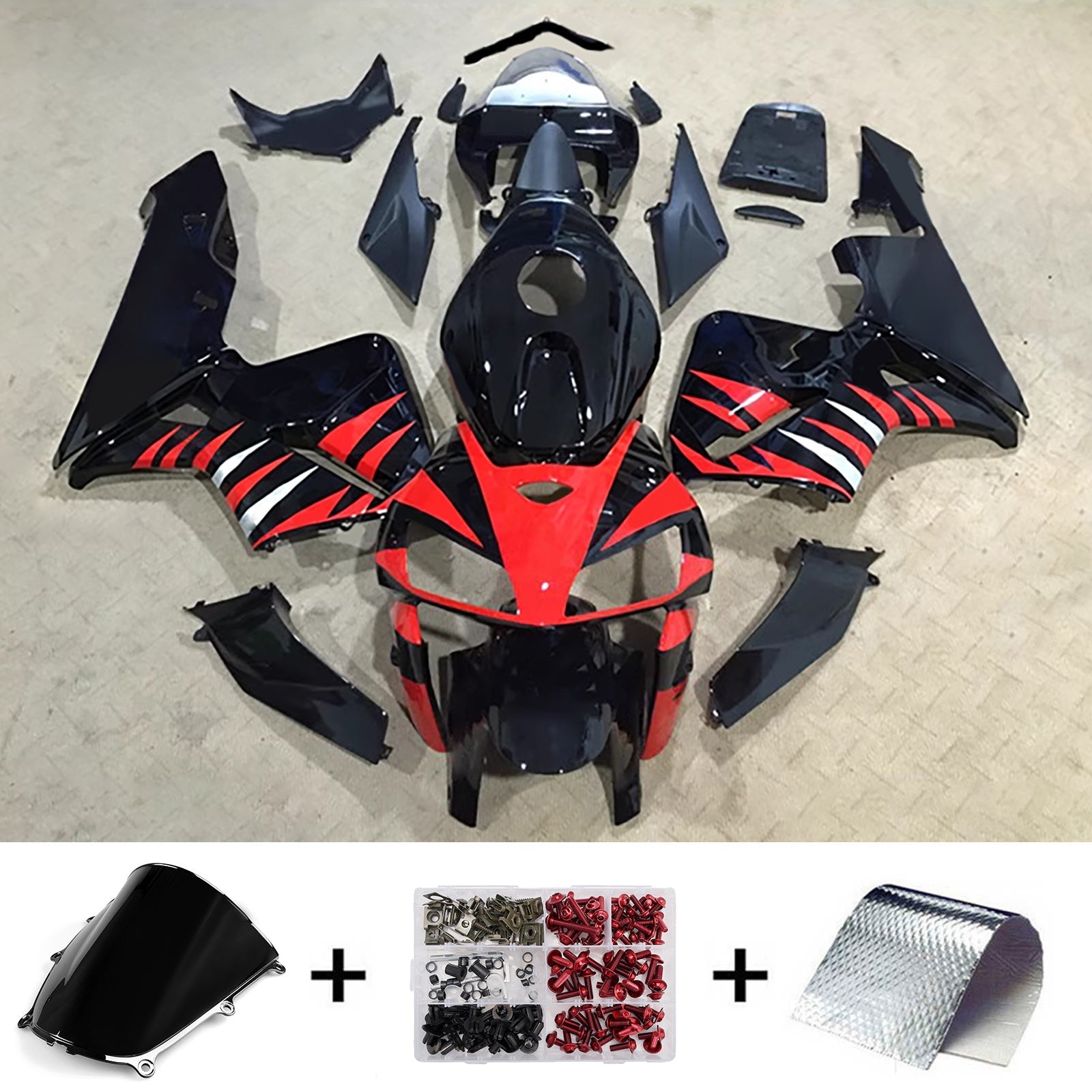 Injection Fairing Kit Bodywork Plastic ABS For Honda CBR600RR 2005-2006 F5