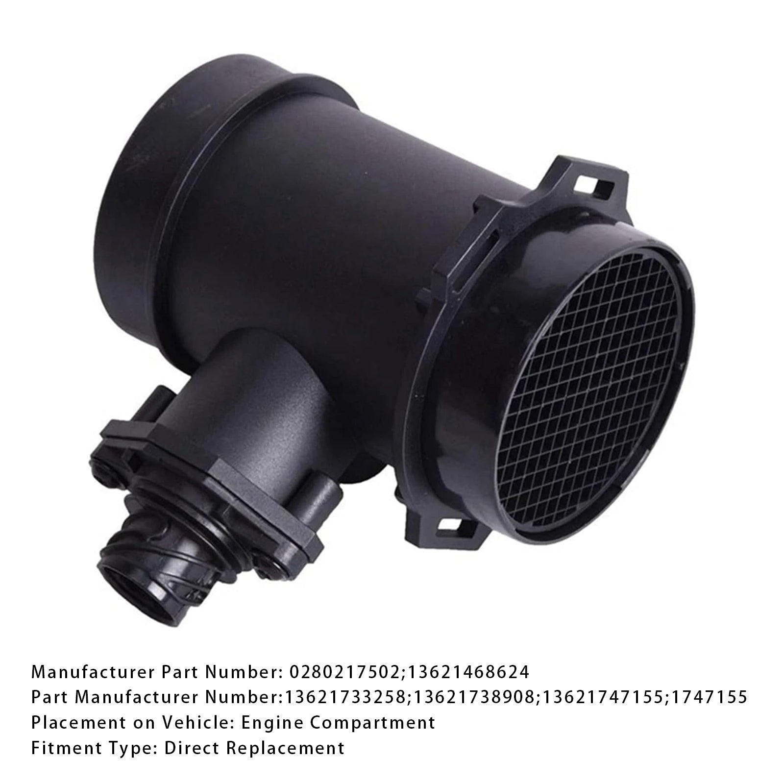 1993-1995 BMW 5 Series E34 525i 525iT Mass Air Flow Meter Sensor