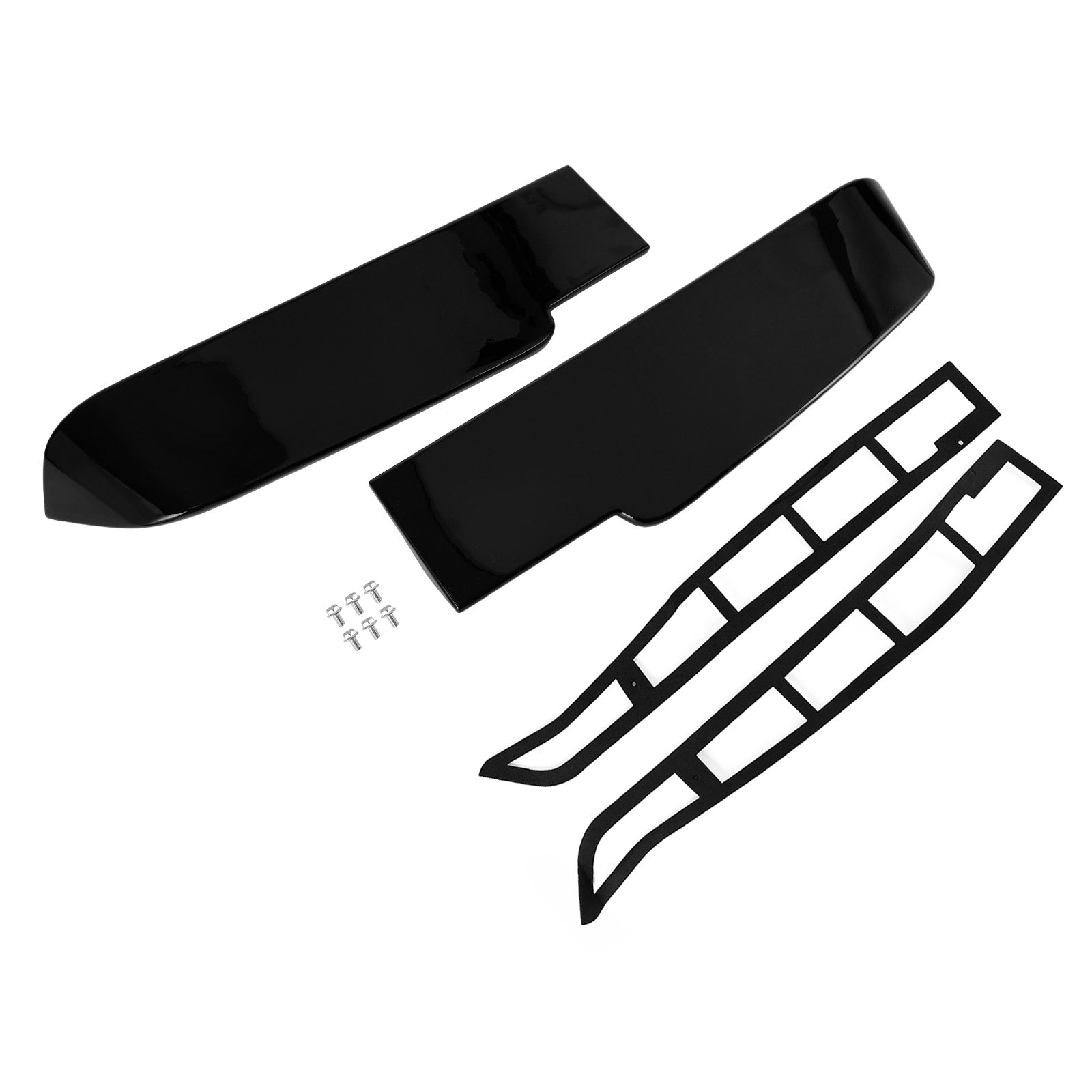 2004+ VW Transporter T5 T5.1 T6 T6.1 Twin (Barn) Door model Black Premium Barn Door Spoiler