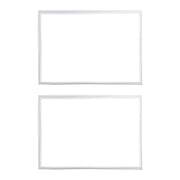 2 Pcs W10443315 Freezer Door Gasket for Kenmore Refrigerator W10571962 W10130894