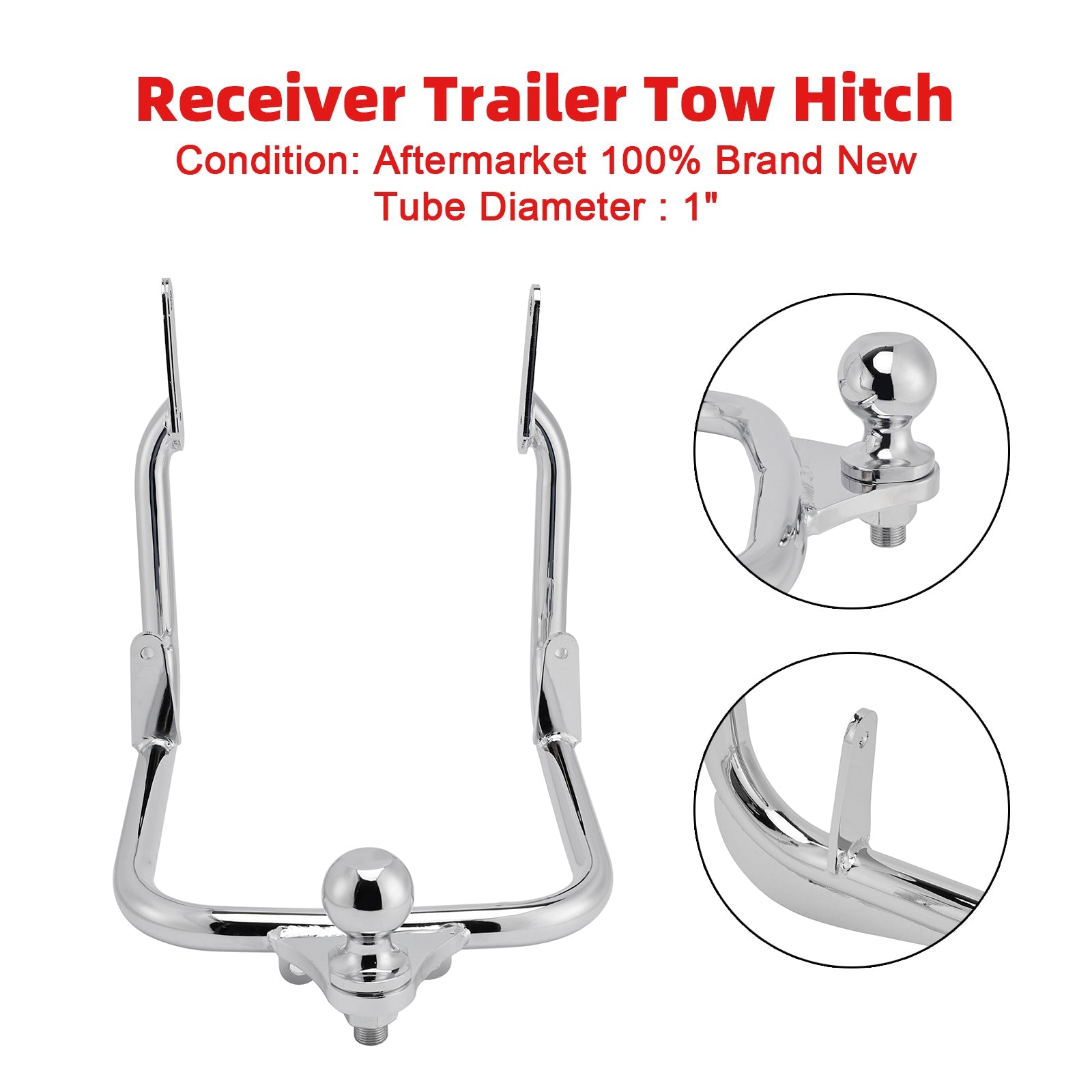 2009-2023 Harley Road Glide Custom /FLTRX Receiver Trailer Tow Hitch