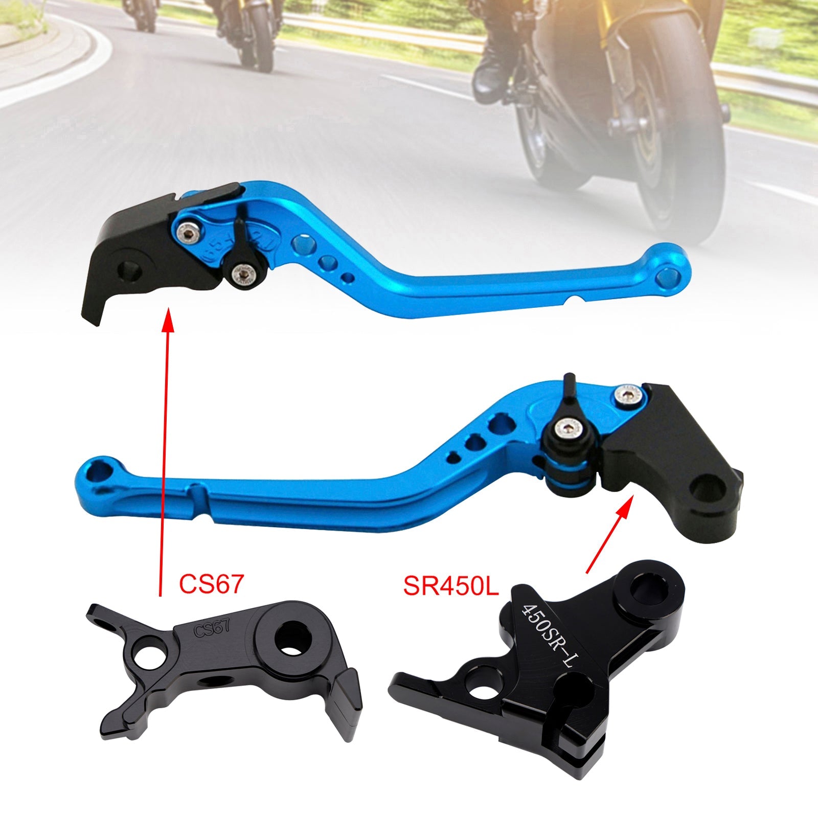 Long Clutch Brake Lever fit for VOGE DS900X 900DSX 2024-2026